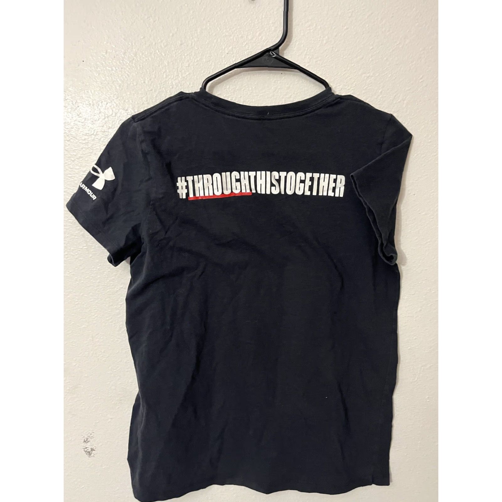 Under Armour Under Armour The Classic Tee Women M Black Crew Short Sleeve Reg Size 32" / US 10 / IT 46 - 3 Thumbnail