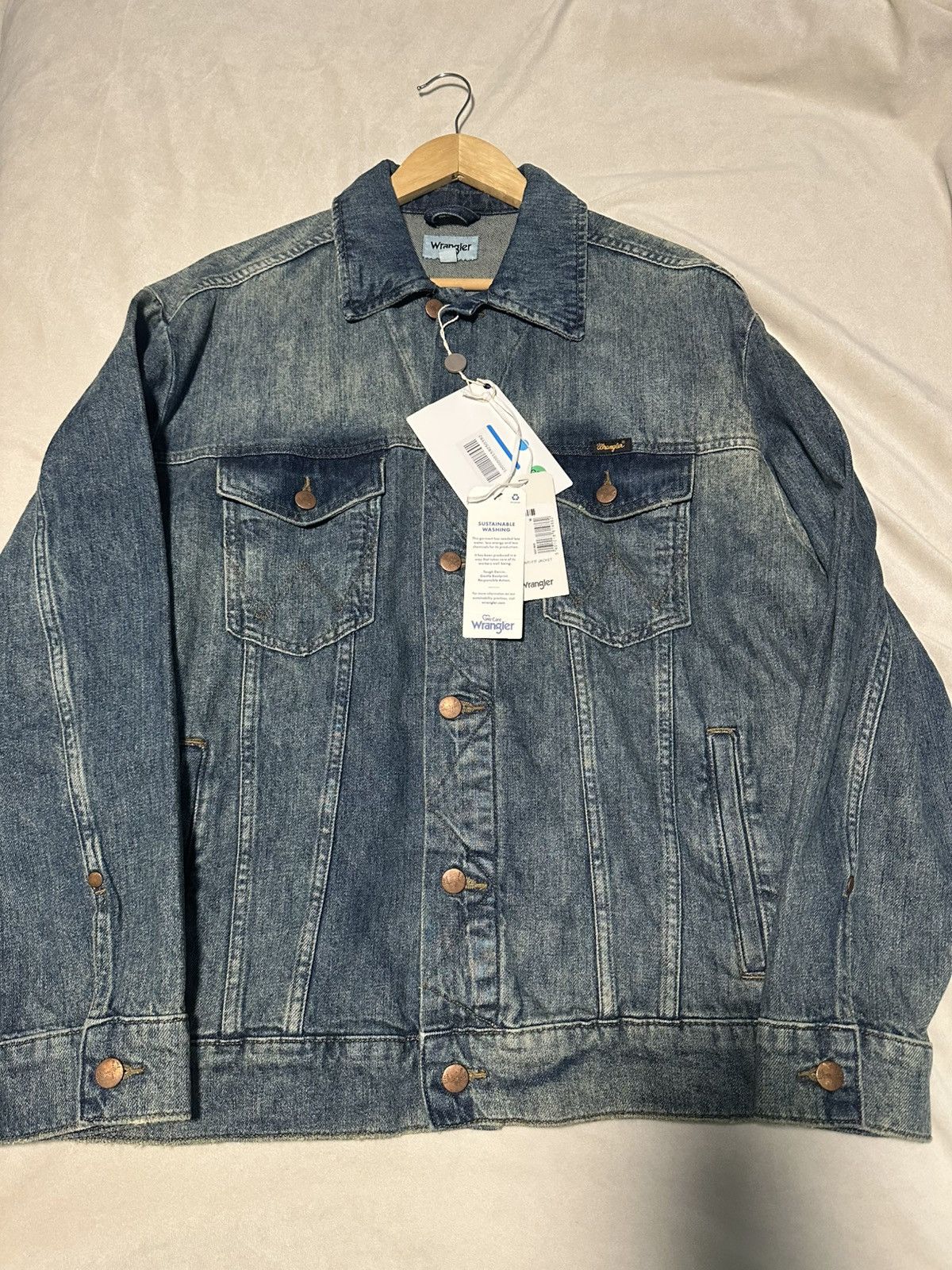 $185 Wrangler denim jacket
