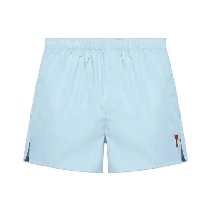 AMI AMIPARIS Logo Print Casual Shorts for Men 0079 Size US 30 / EU 46 - 1 Thumbnail
