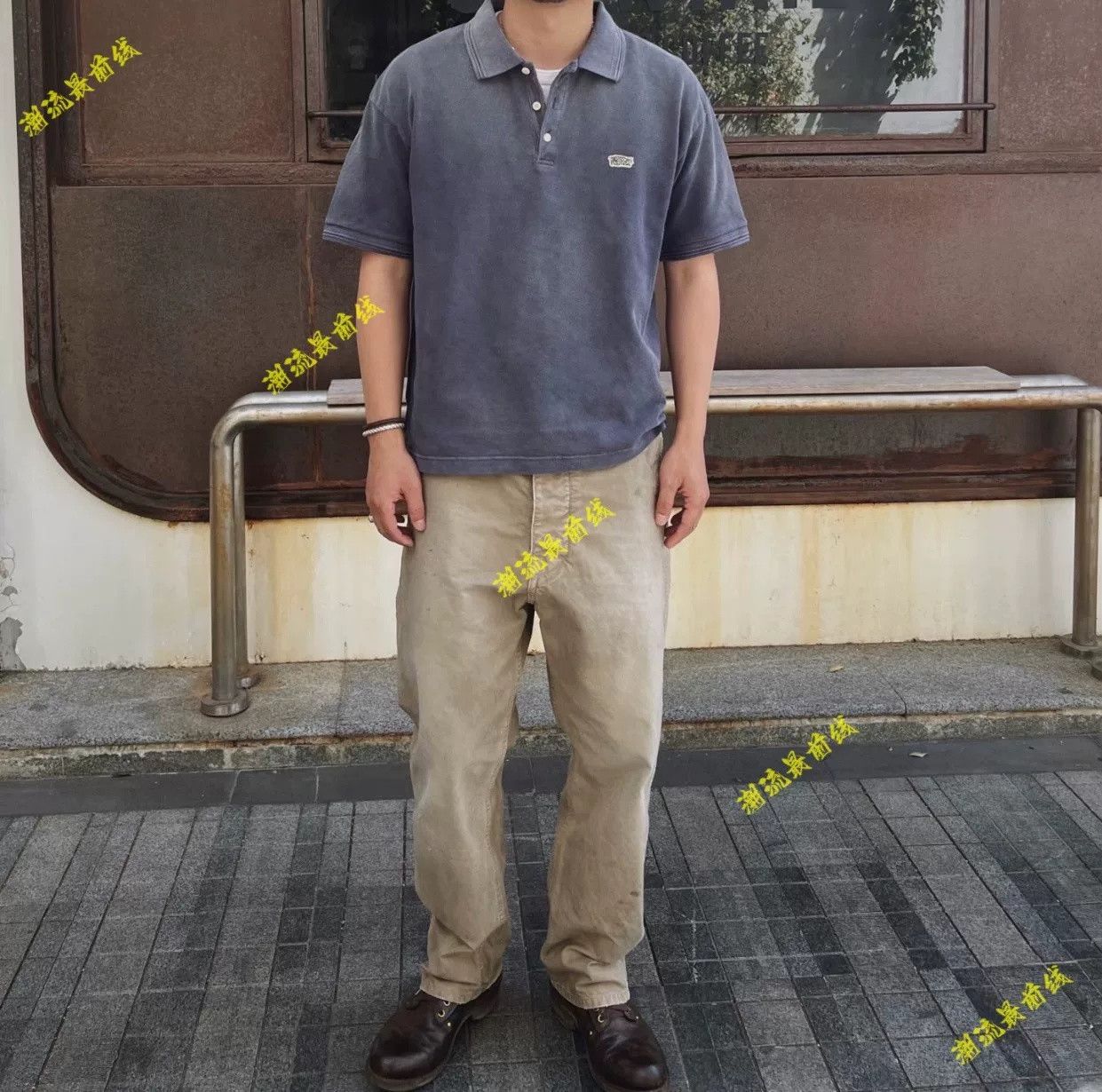 Visvim VISVIM 22SS JUMBO WELLER DMGD Polo Size US L / EU 52-54 / 3 - 7 Thumbnail
