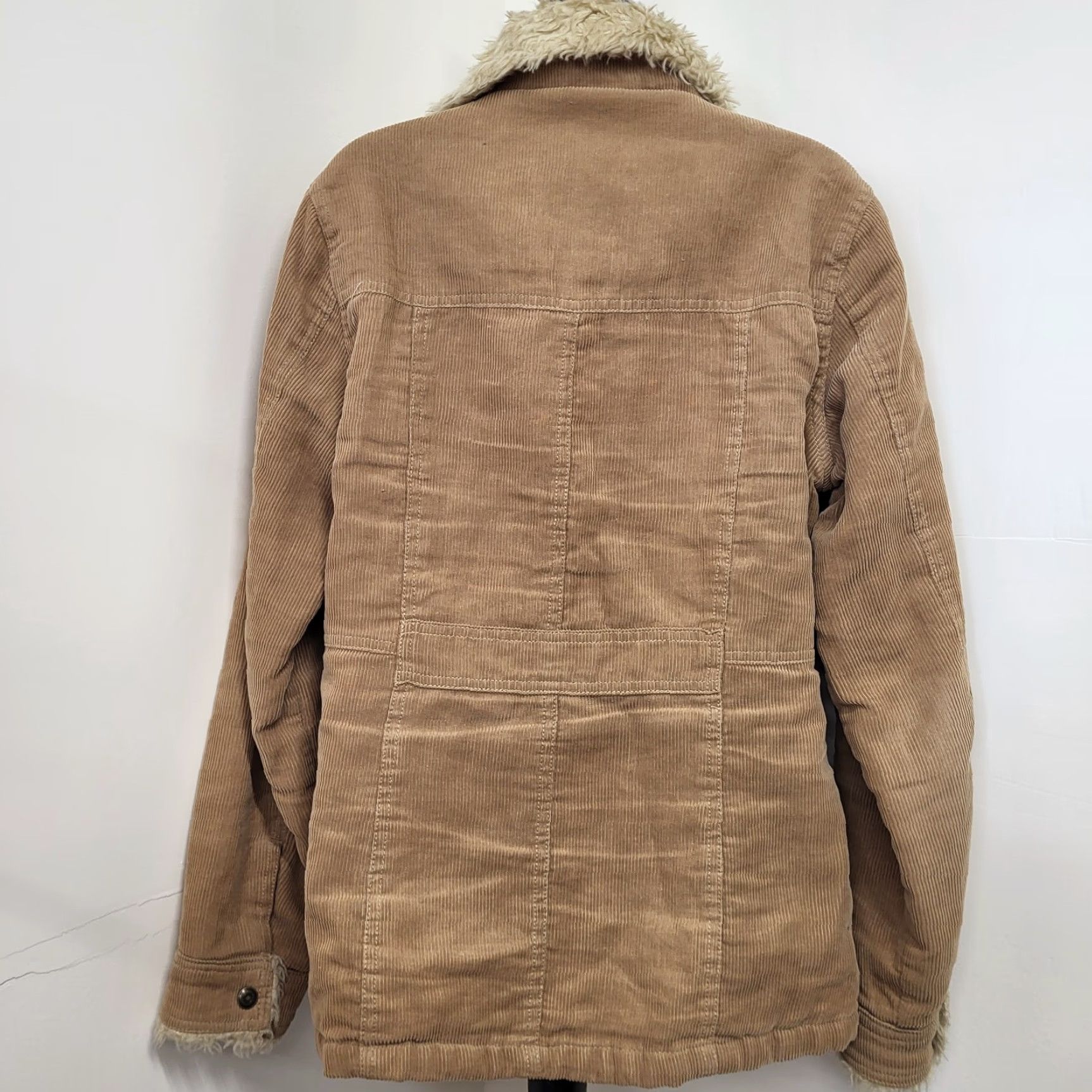 Vintage VINTAGE New York Classics Corduroy Trucker Jacket Women's Medium Faux Fur Y2K Size M / US 6-8 / IT 42-44 - 2 Thumbnail