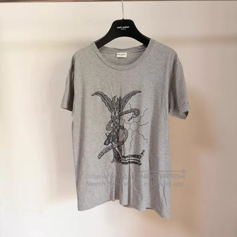 Saint Laurent Paris Saint Laurent Paris Short Sleeve i Size US M / EU 48-50 / 2 - 1 Thumbnail