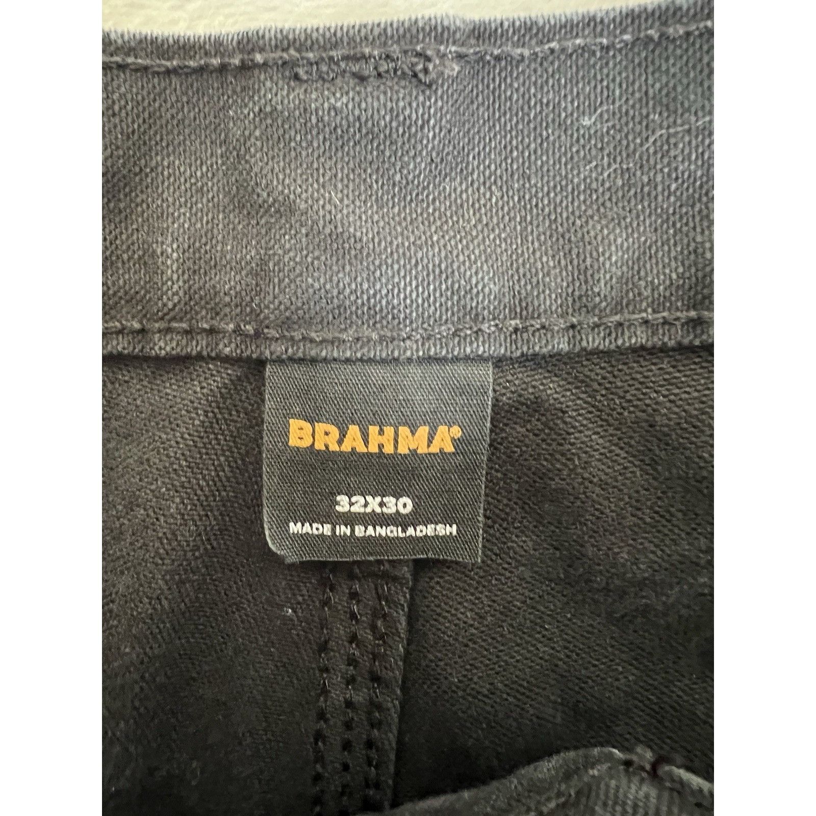 Other Brahma Black Canvas Carpenter Pants Size 32x30 Work Wear Sta Size US 32 / EU 48 - 8 Thumbnail