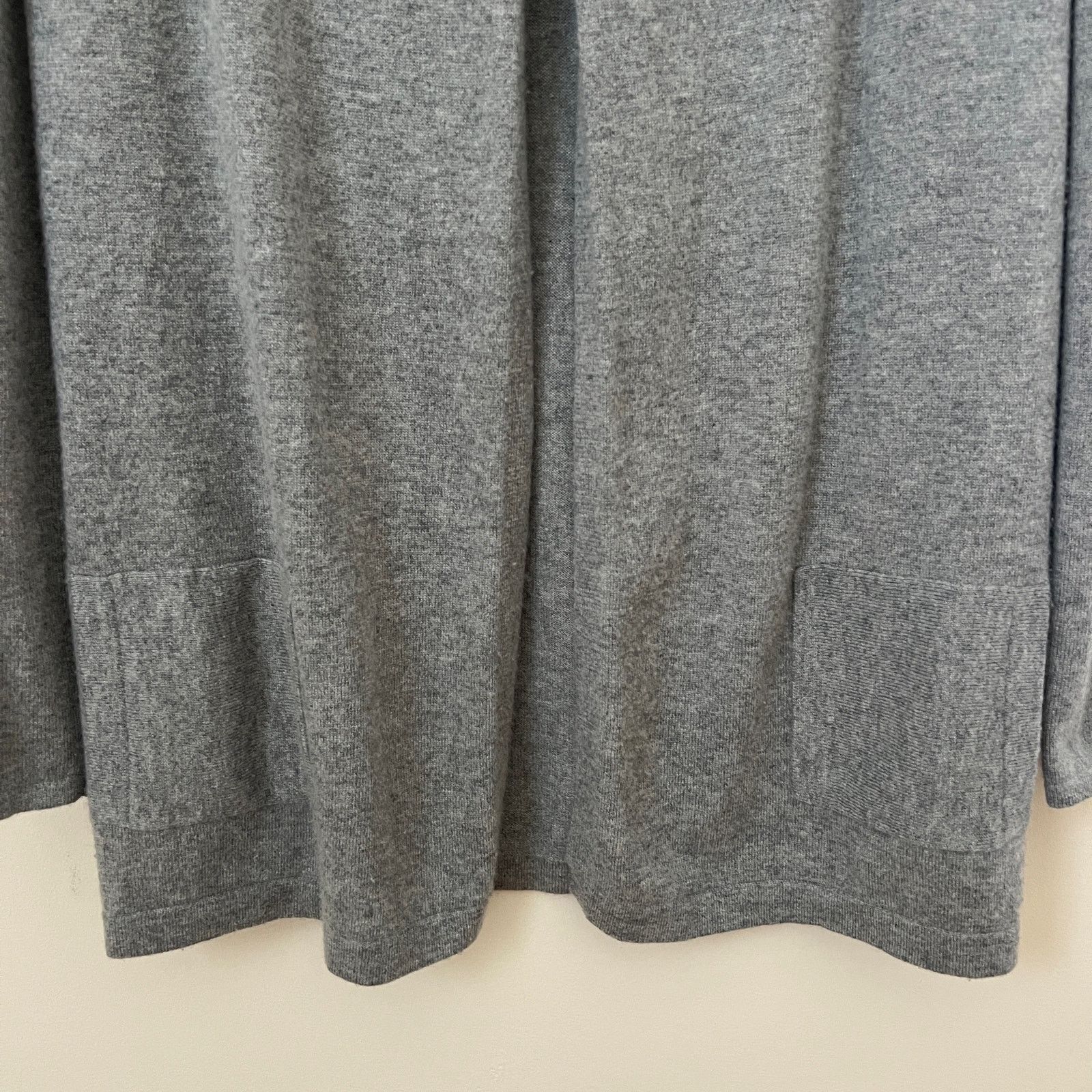 Theory Theory Womens Gray Open Cardigan 100% Cashmere Size S Size S / US 4 / IT 40 - 4 Thumbnail