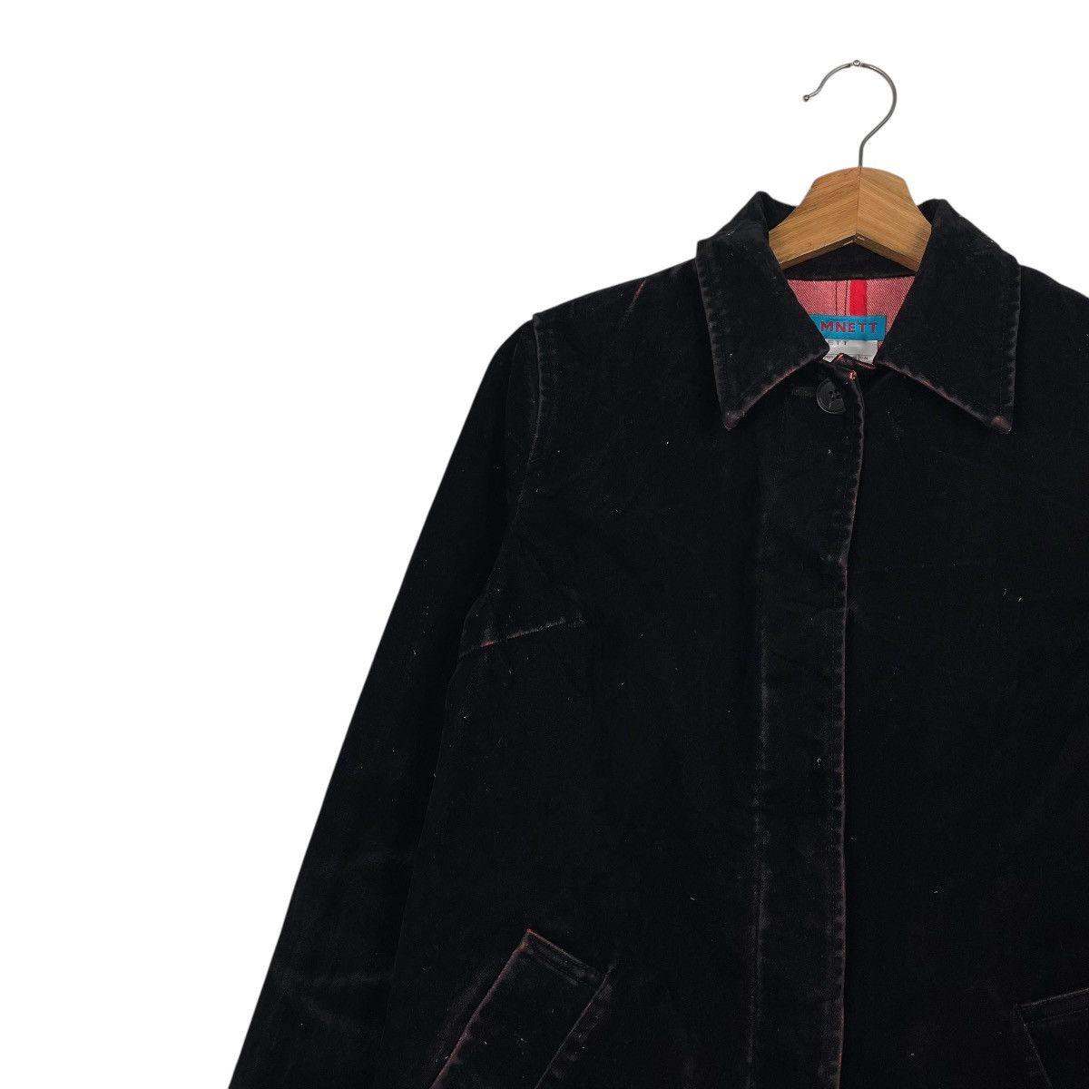 Katharine Hamnett London Katherine Hamnett Black Velvet Jacket Size M / US 6-8 / IT 42-44 - 6 Thumbnail