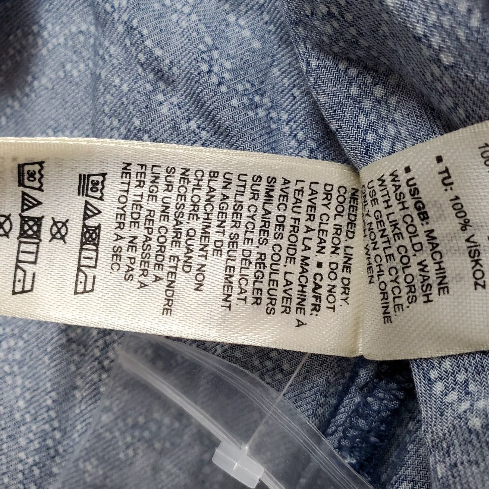 Vintage Goodthreads Blouse Womens Size XL Multi Short Sleeve V Neck Button Front Size XL / US 12-14 / IT 48-50 - 7 Thumbnail