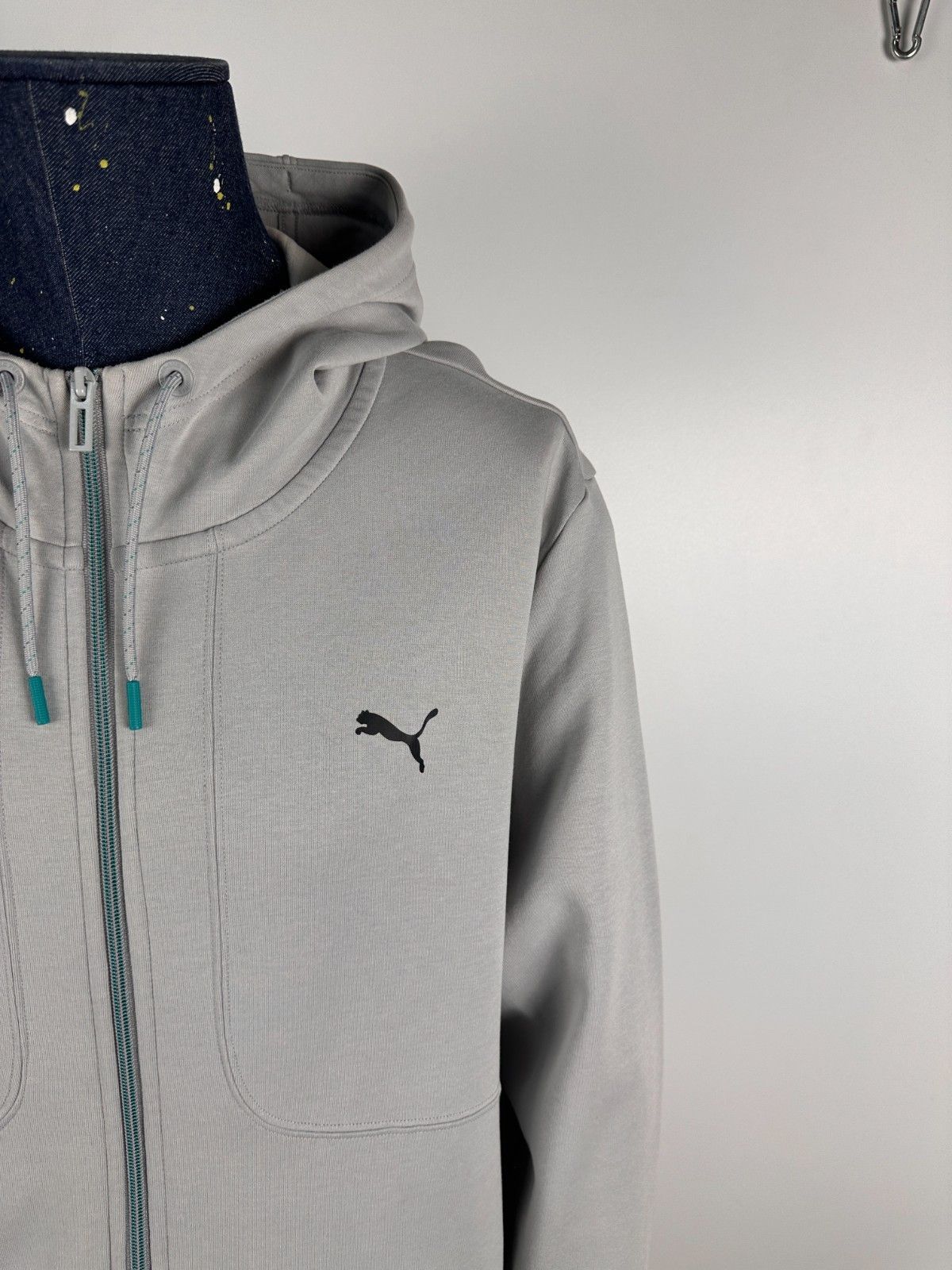 Puma Puma Mercedes Mapf1 Petronas Zip Hoodie Men's Grey Size XXL Size US XXL / EU 58 / 5 - 2 Thumbnail