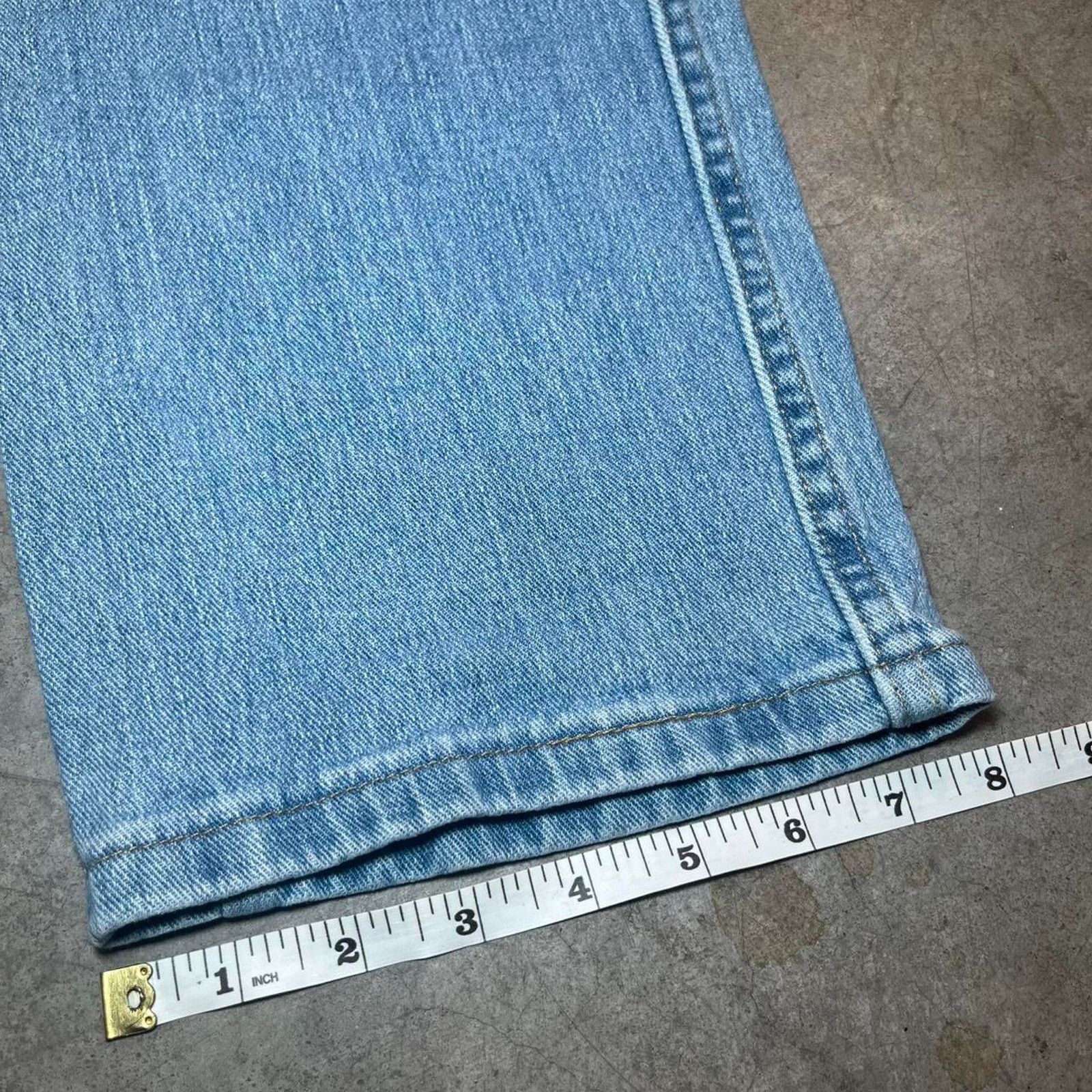 Wrangler Wrangler Light Stonewash Straight Denim Men’s Blue Jeans Size US 32 / EU 48 - 3 Thumbnail