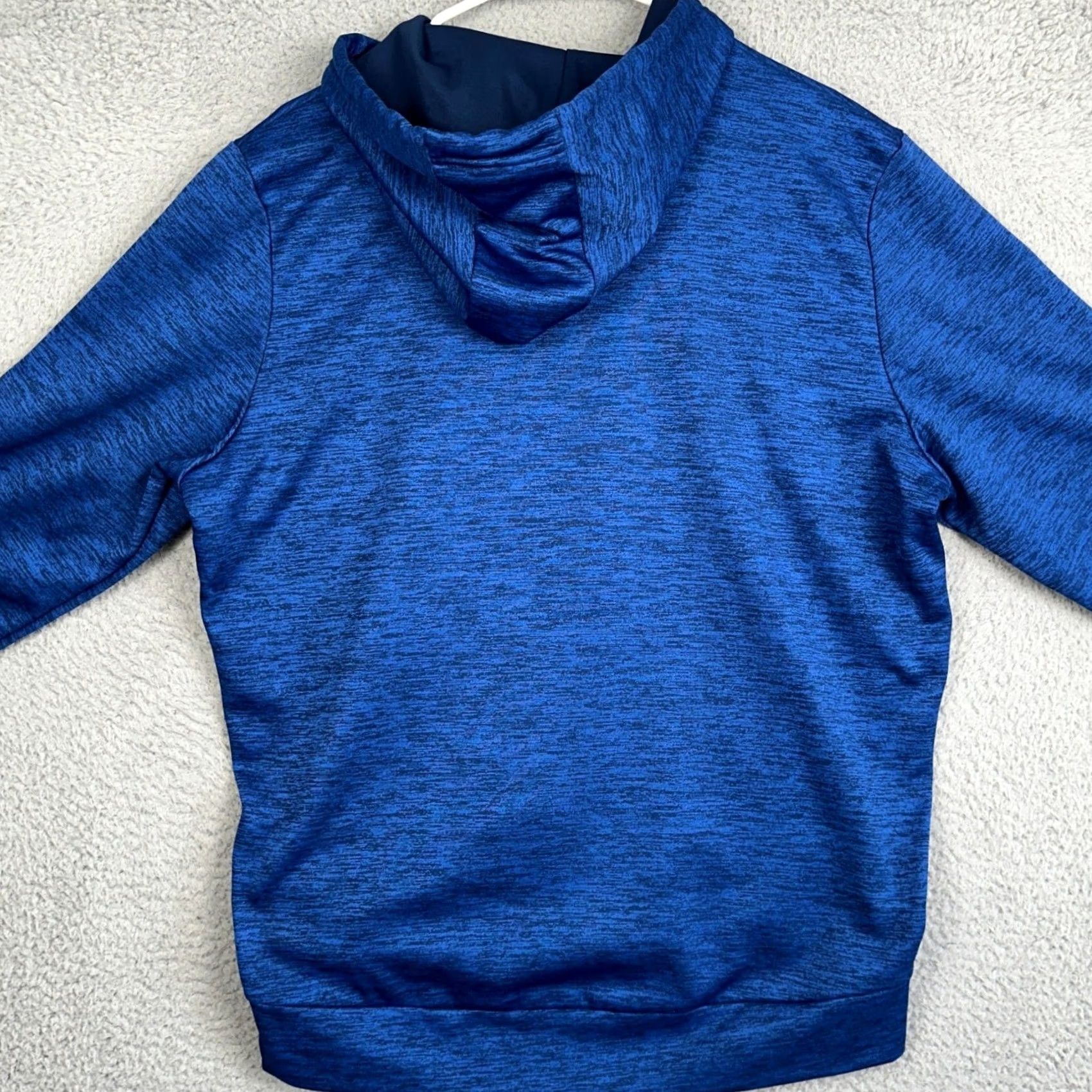Under Armour Under Armour Hoodie Mens L Blue Space Dye Loose Fit Drawstring Hooded Pullover Sweatshirt Size US L / EU 52-54 / 3 - 3 Thumbnail