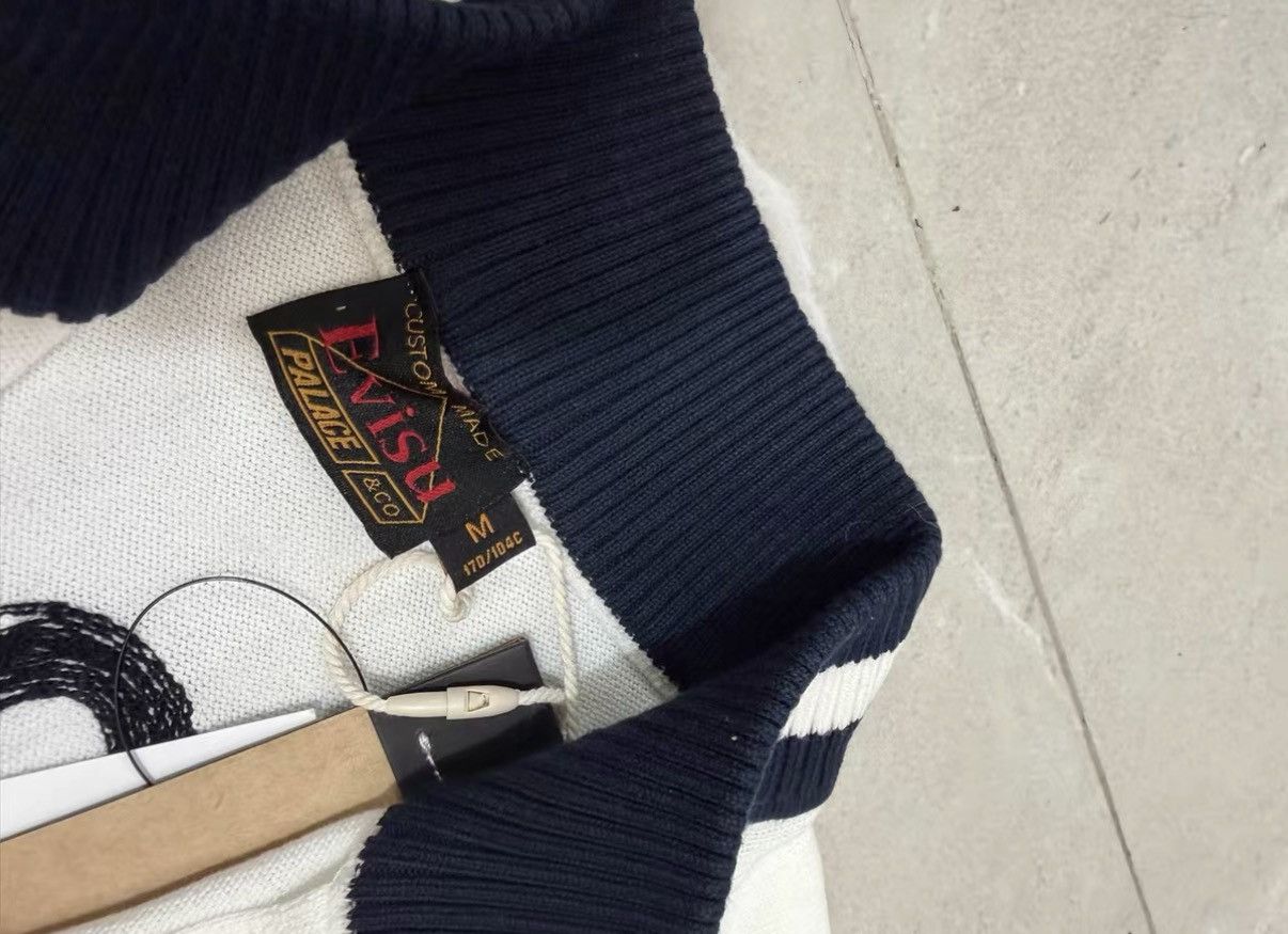 Palace PALACE x EVISU SS26 Contrast Short Sleeve Knit Top J34 Size US M / EU 48-50 / 2 - 4 Thumbnail