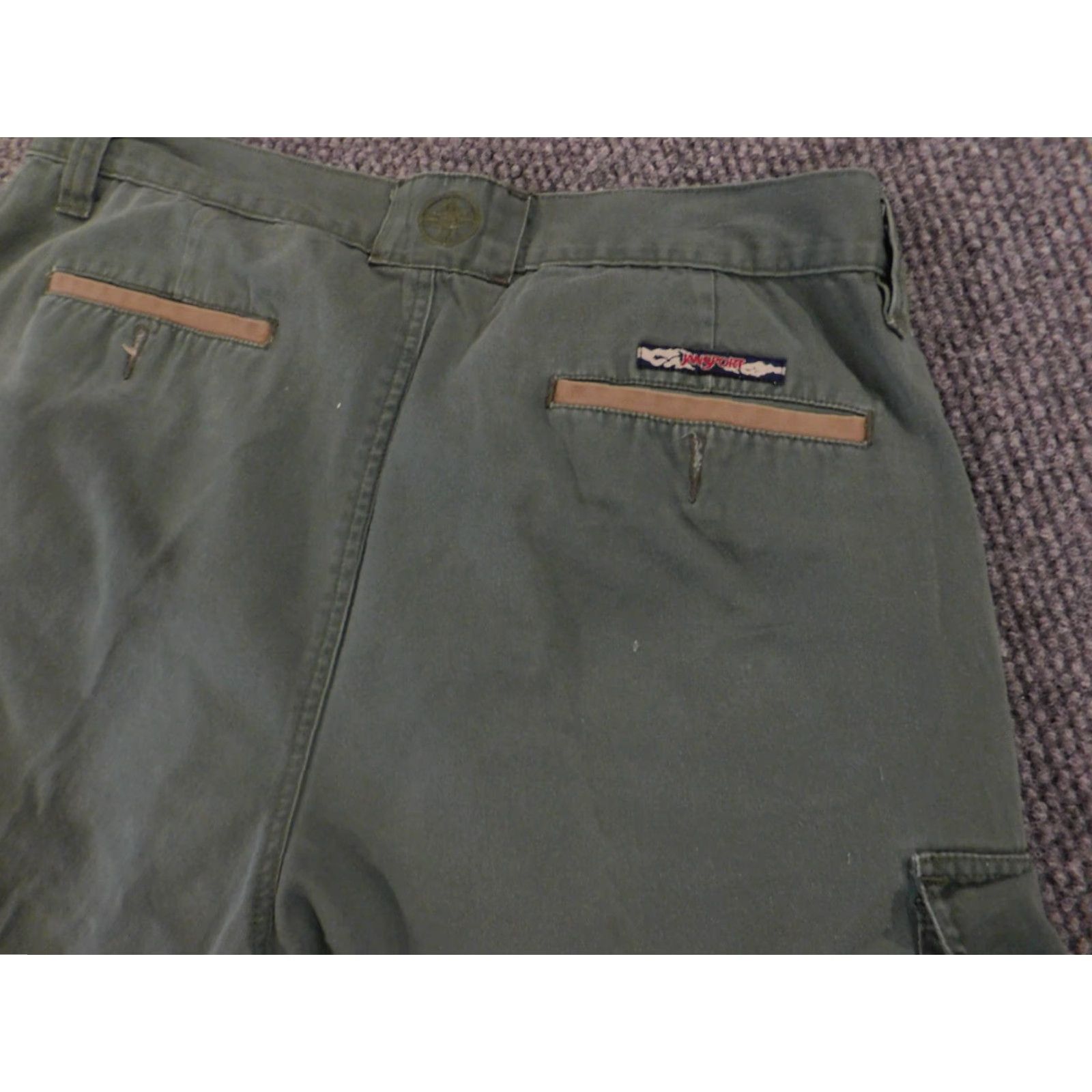 Jansport Jansport Mens Shorts 36 Green Cargo Outdoors Casual Size US 36 / EU 52 - 6 Thumbnail