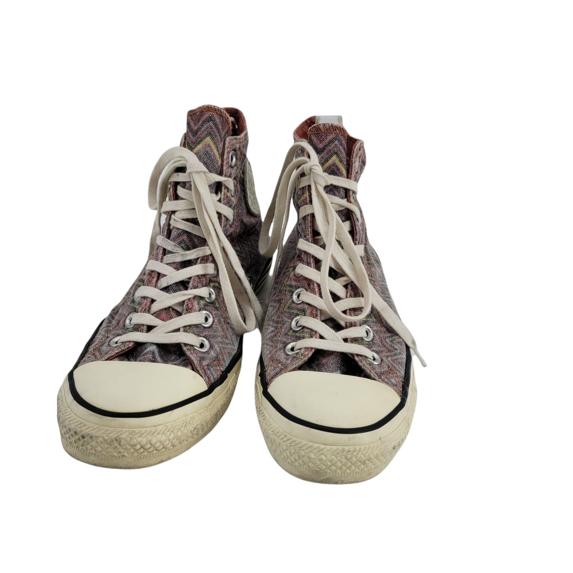 Missoni Missoni Converse Chuck Taylor Hi Top Sneakers M 8 W 10 Purpl Size US 10 / IT 40 - 5 Thumbnail