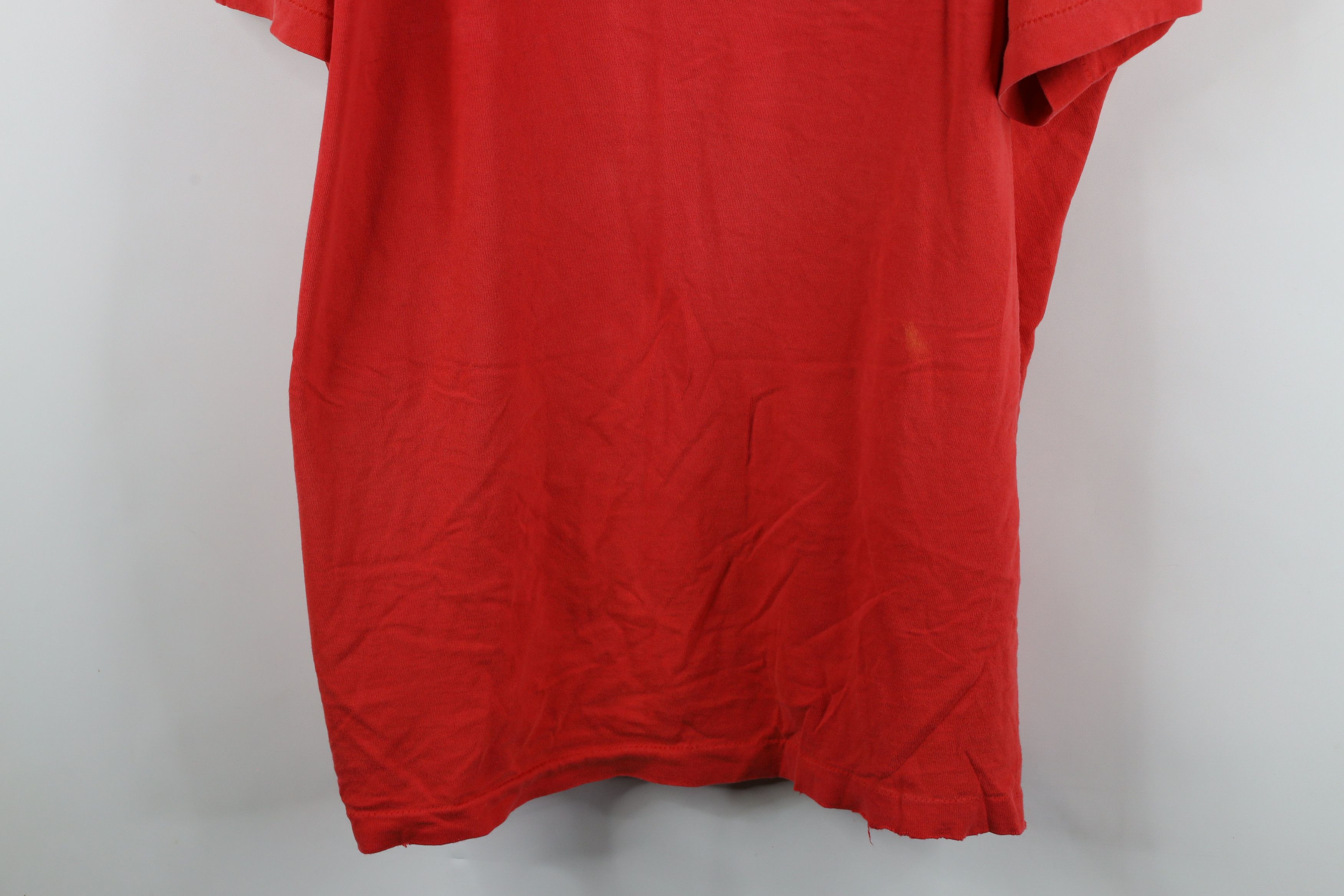 Vintage Vintage 90s Streetwear Blank Heavyweight Cotton T-Shirt USA Size US XXL / EU 58 / 5 - 3 Thumbnail