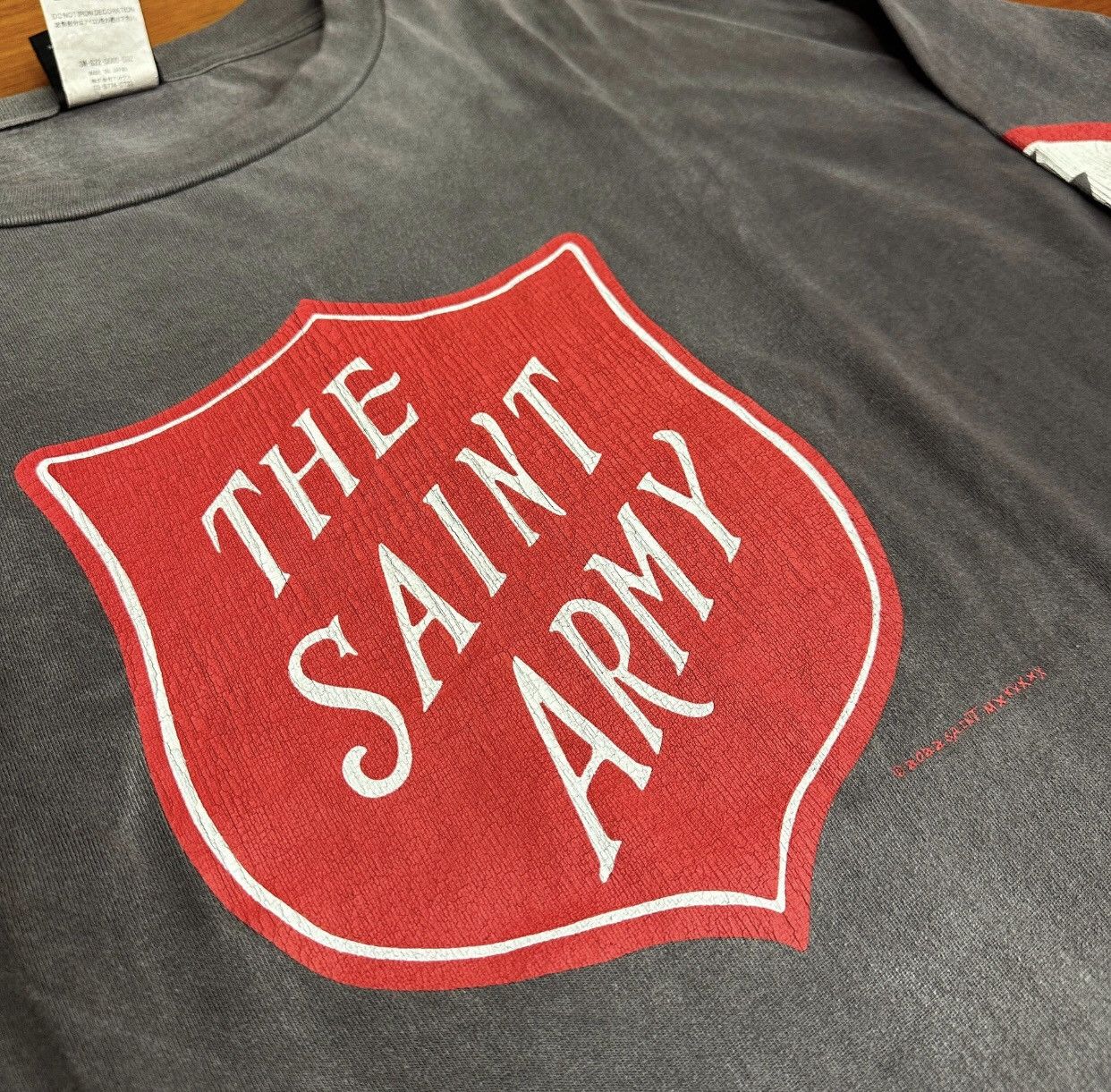 Saint Michael Saint Michael highway plate black old long sleeved shirt Size US XXL / EU 58 / 5 - 3 Thumbnail