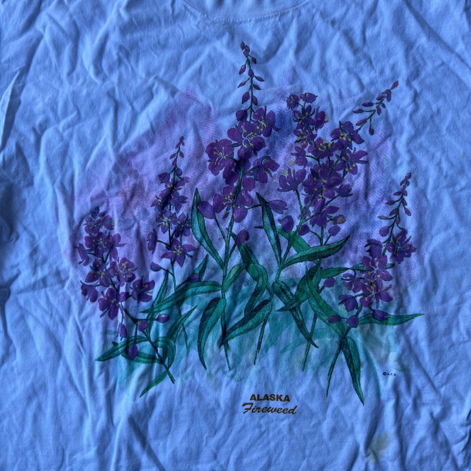 Vintage VINTAGE ALASKA FINEWEED GRAPHIC NATURE SHIRT WHITE LARGE 90S Size US L / EU 52-54 / 3 - 3 Thumbnail