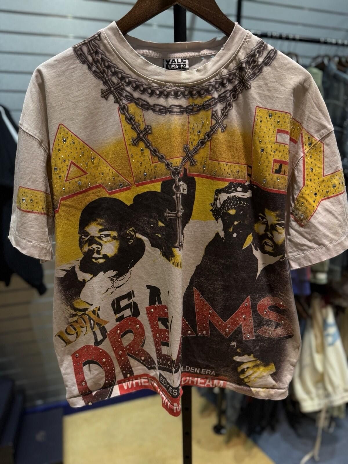 Vale Size Medium - Vale Forever Summer Stone Bling Tee Authentic Size M / US 6-8 / IT 42-44 - 1 Thumbnail