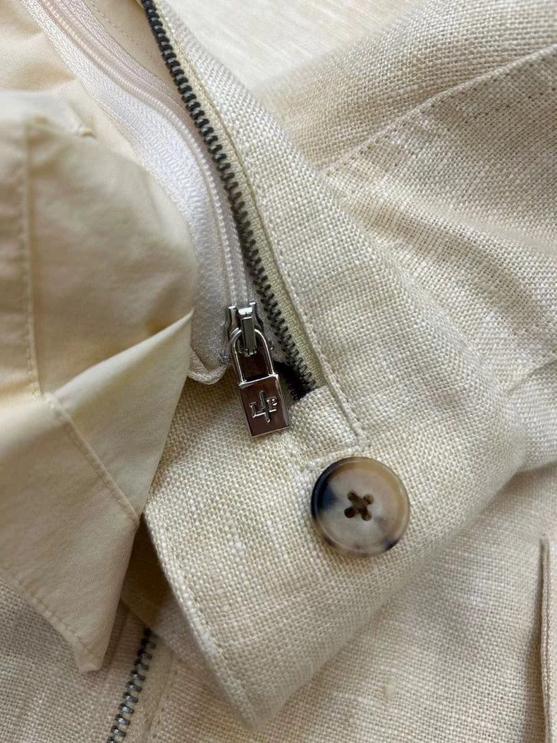 Loro Piana LORO PIANA New Linen Jacket Size S / US 4 / IT 40 - 3 Thumbnail