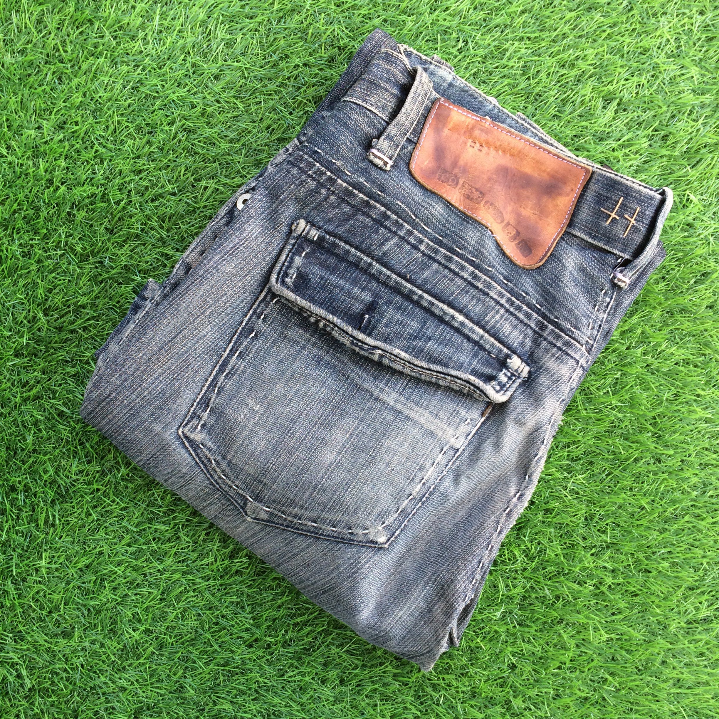 Japanese Brand × Jean Japanese Straight Leg Denim Jeans Pants #D-822 Size US 33 - 9 Thumbnail