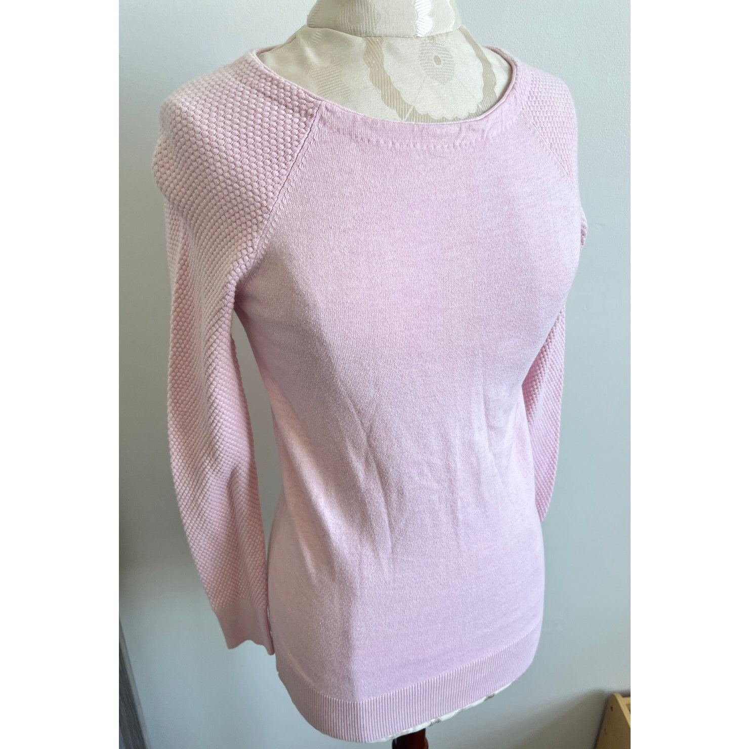 Loft Loft Long Sleeve Cotton Blend Pullover Knit Sweater XS Size XS / US 0-2 / IT 36-38 - 2 Thumbnail