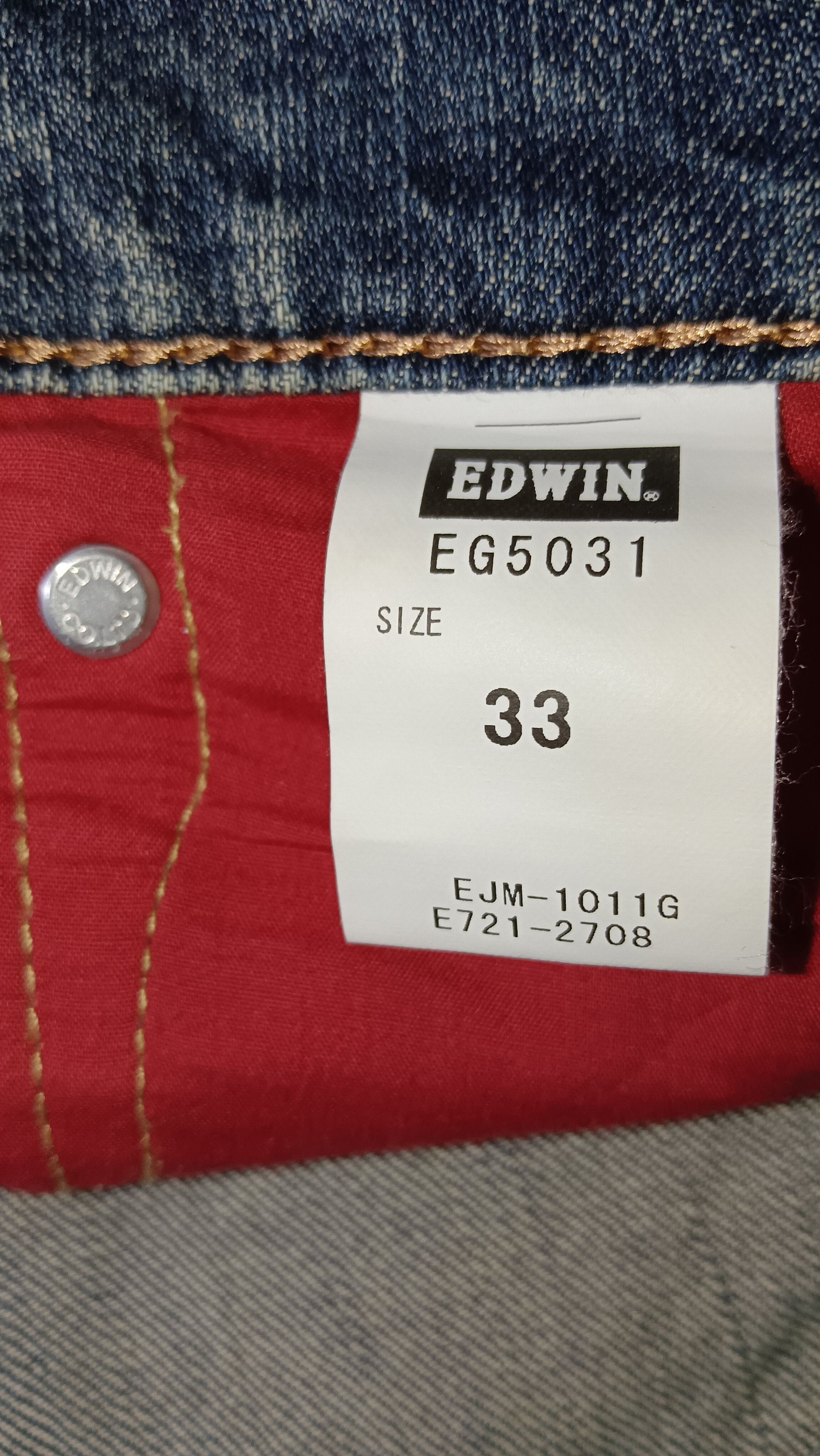 Edwin Edwin Distressed Mudwash Bootcut Denim Size US 33 - 15 Thumbnail