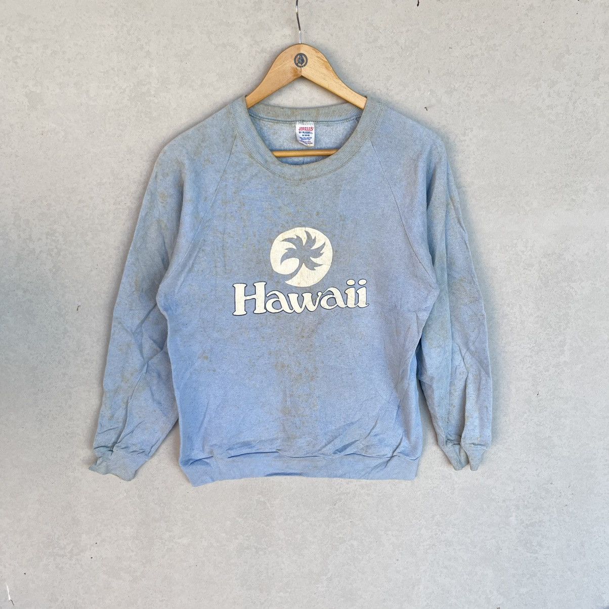 Other Vintage Jerzees Hawaii Blue Crewneck Sweatshirt Size M Size US M / EU 48-50 / 2 - 1 Thumbnail