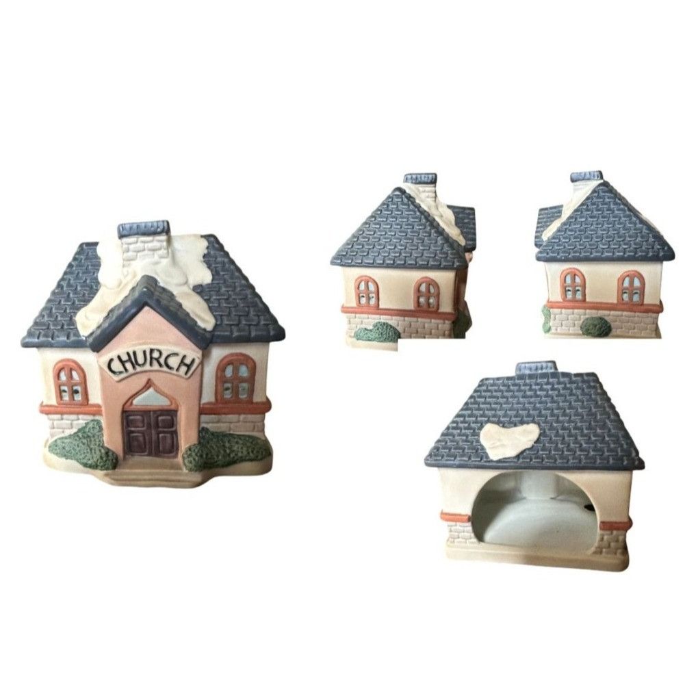 Vintage Vintage Church Tea Light Holder Set of 3 Gift Collection Ste Size ONE SIZE - 11 Thumbnail