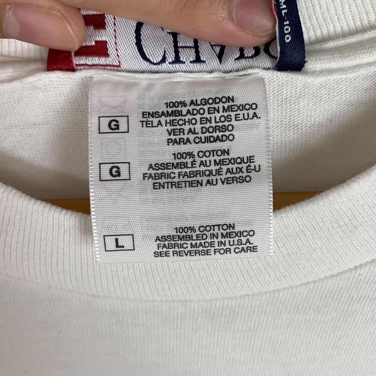 Chaps Ralph Lauren × Vintage Vintage 90s CHAPS RALPH LAUREN american flag printed tee Size US L / EU 52-54 / 3 - 9 Thumbnail