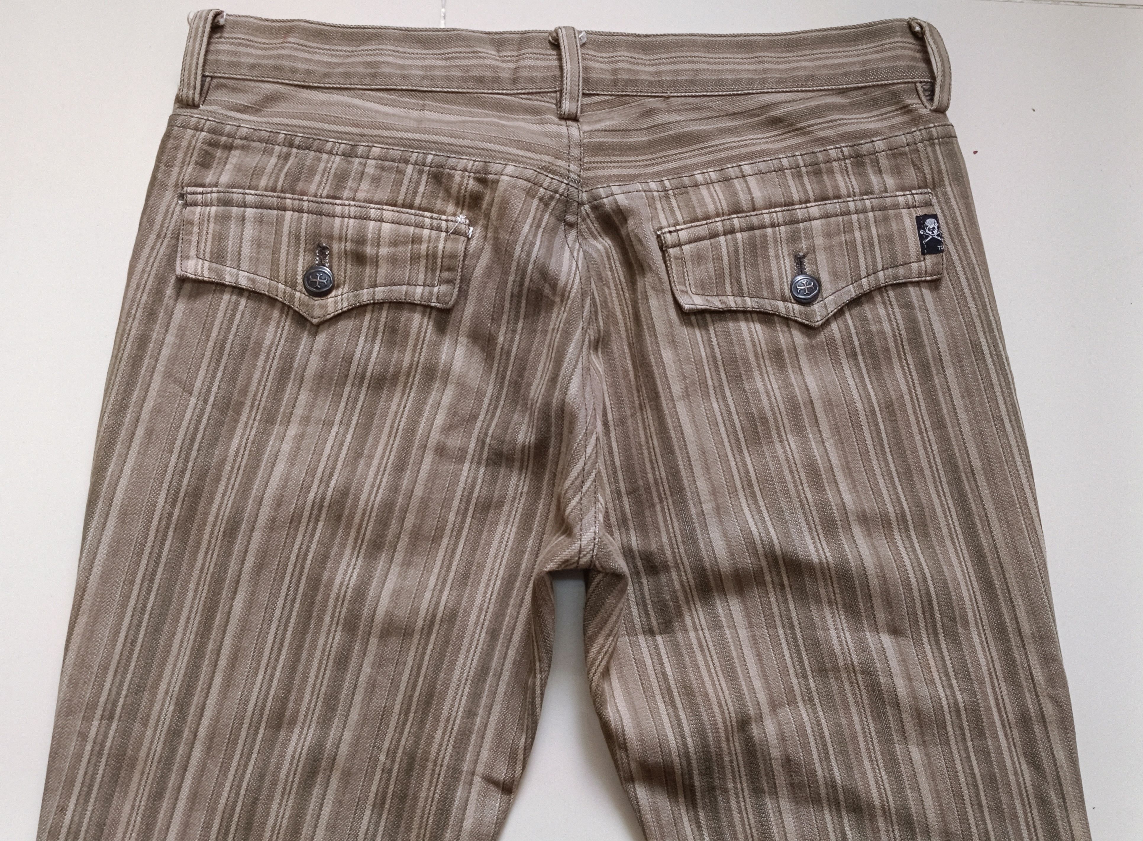 14th Addiction × If Six Was Nine Japanese Y2K Custom Culture Goctic Punk Jeans Size US 33 - 2 Thumbnail