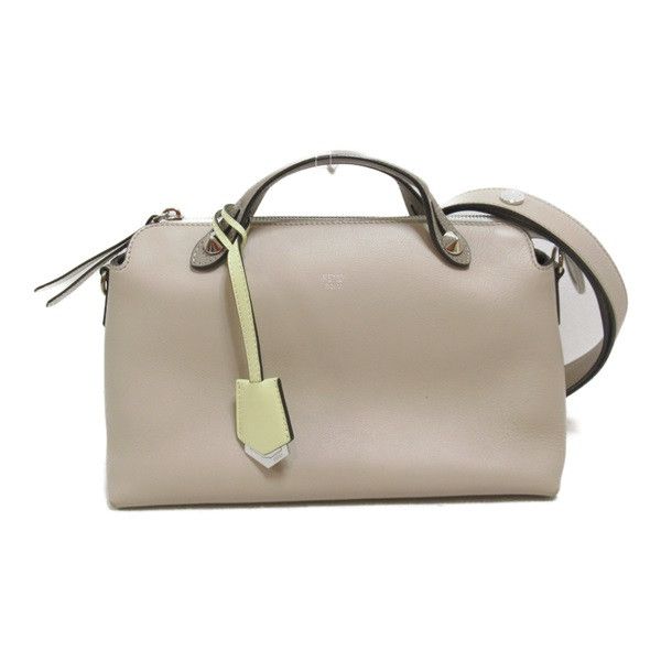 image of Fendi Leather By The Way Bag in Brown, Women's