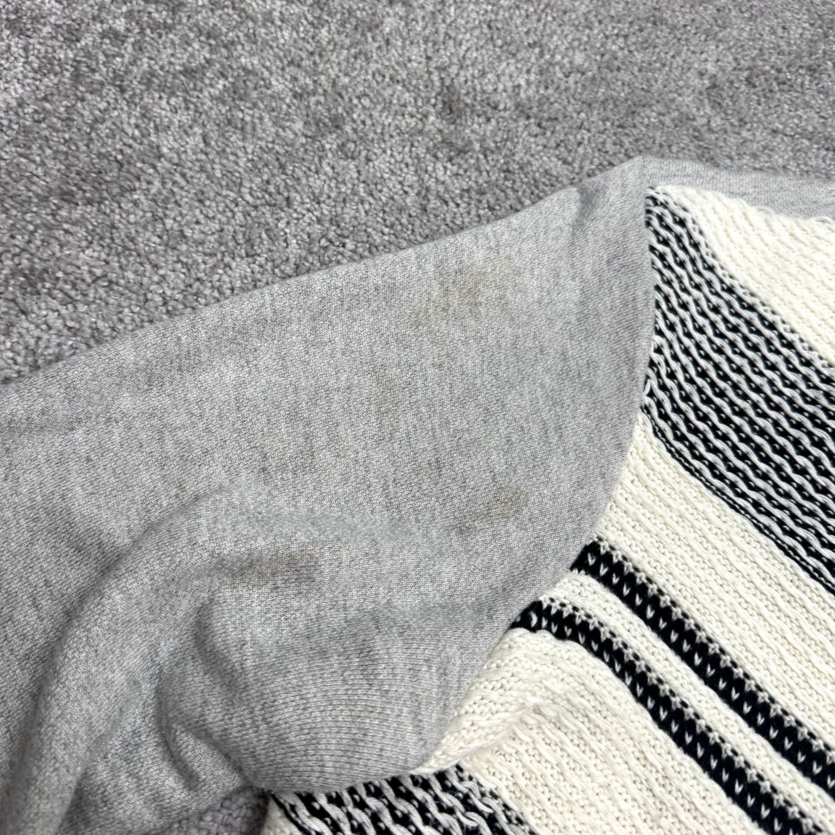 Anthropologie Anthropologie Dolan Left Coast Fringe stripe Wrapped Cardigan Sweater Large Gray Women Size L / US 10 / IT 46 - 6 Thumbnail