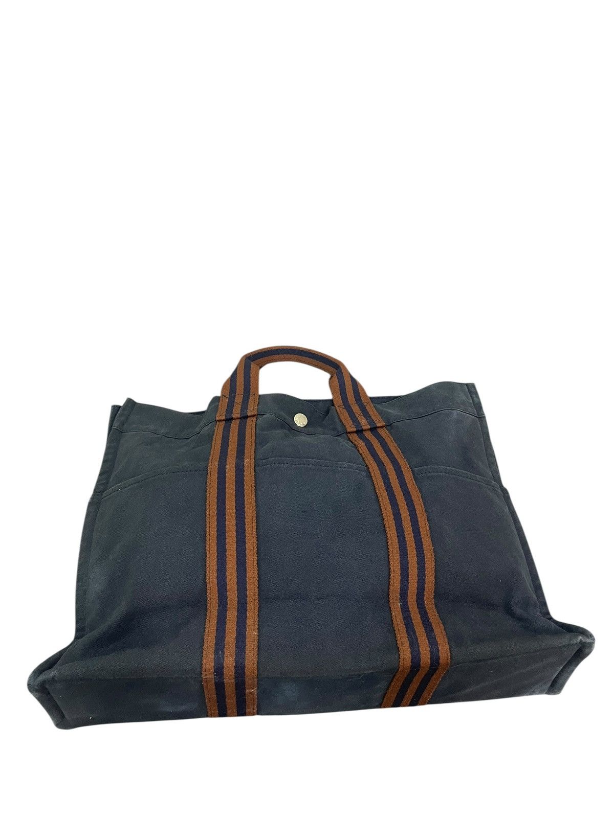 Hermes Iconic Hermes Cotton Canvas Tote Shoulder Bag 2🟩2 Size ONE SIZE - 5 Thumbnail