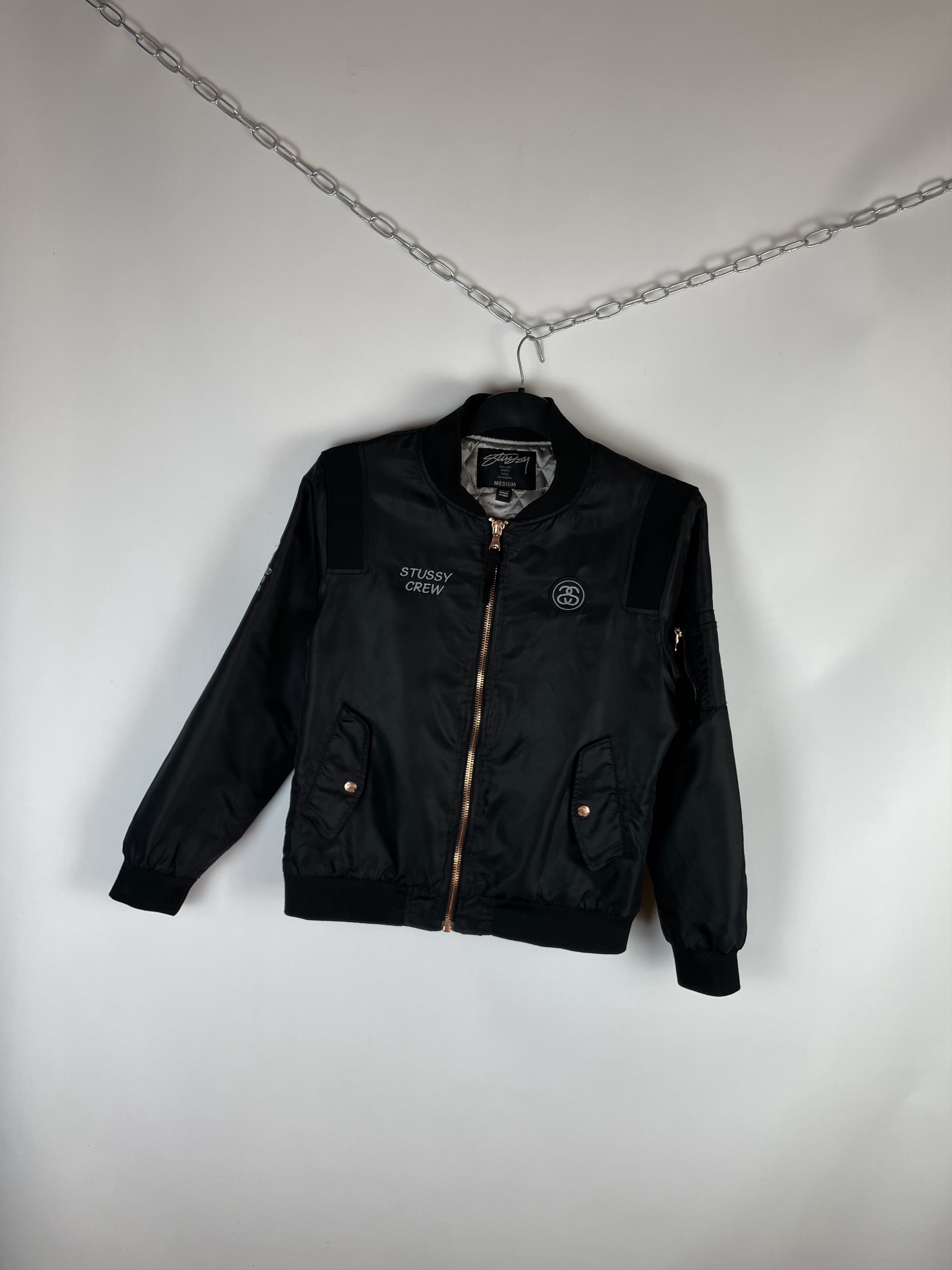 Other Rare Stussy Bomber Jacket Size M / US 6-8 / IT 42-44 - 2 Thumbnail