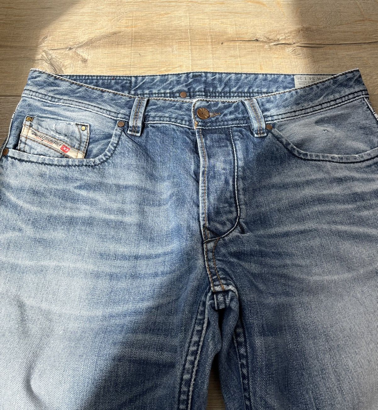 Diesel VINTAGE DIESEL IF SIX WAS NINE STYLE BAGGY JEANS 90S Size US 34 / EU 50 - 13 Thumbnail