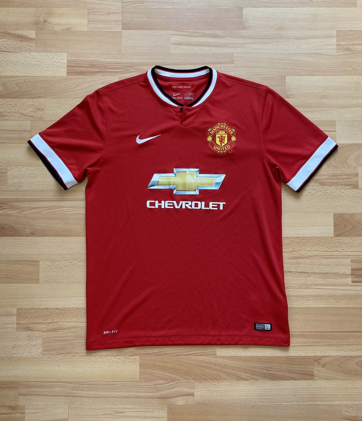 Nike Nike Chevrolet Manchester United Mens Jersey 2014 Football Size US L / EU 52-54 / 3 - 1 Thumbnail