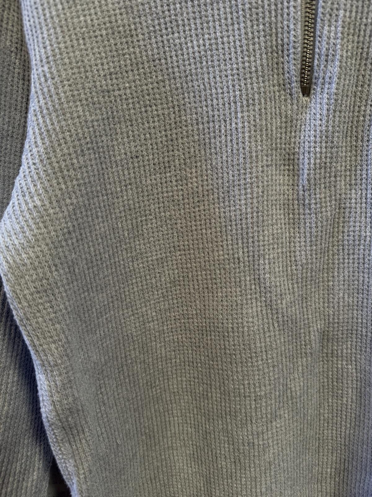 Red Bull RAED Gray Ribbed Knit Long Sleeve Top Size XXS / US 00 / IT 34 - 3 Thumbnail