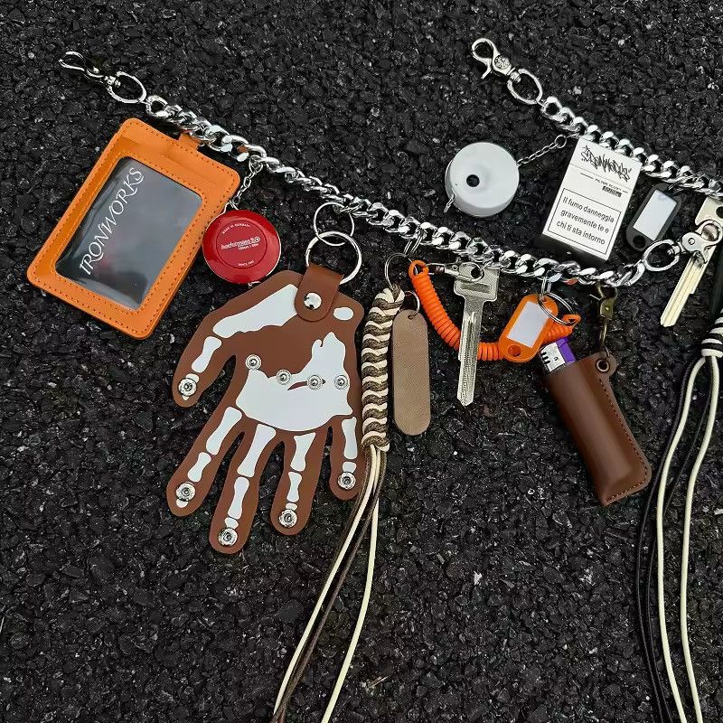 Other Outdoor Punk Skeleton Design Keychain Pants Chain Size ONE SIZE - 2 Thumbnail