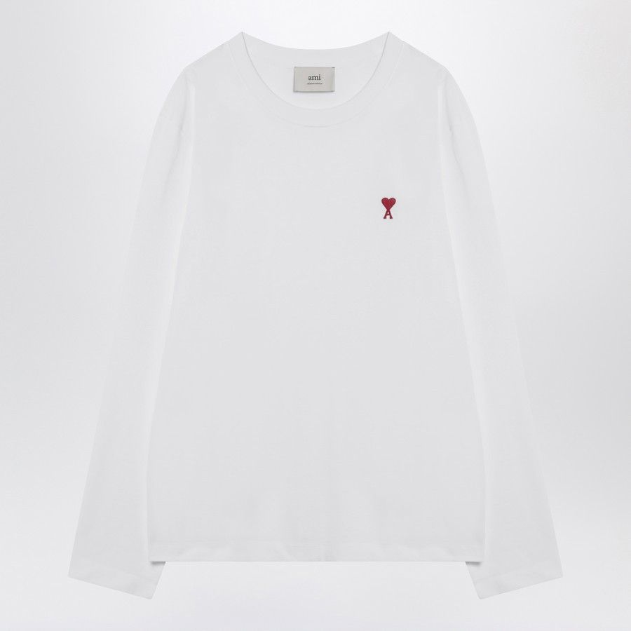 AMI o1d2blof0625 Long Sleeve T-Shirt in White Size US S / EU 44-46 / 1 - 1 Thumbnail