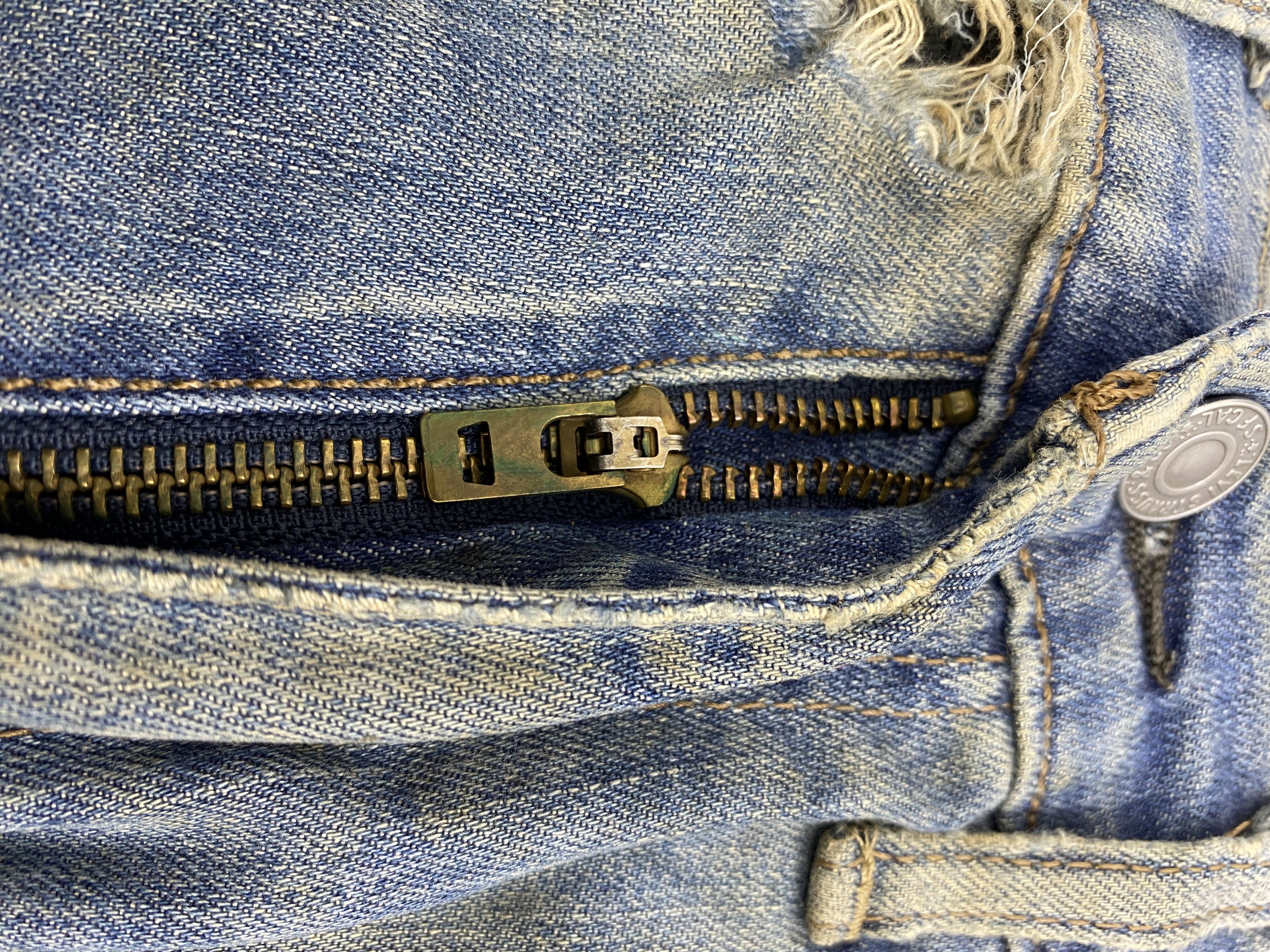 Levi's × Vintage Vintage Levi's 505 Rusty Blue Denim Jeans Size US 30 / EU 46 - 10 Thumbnail