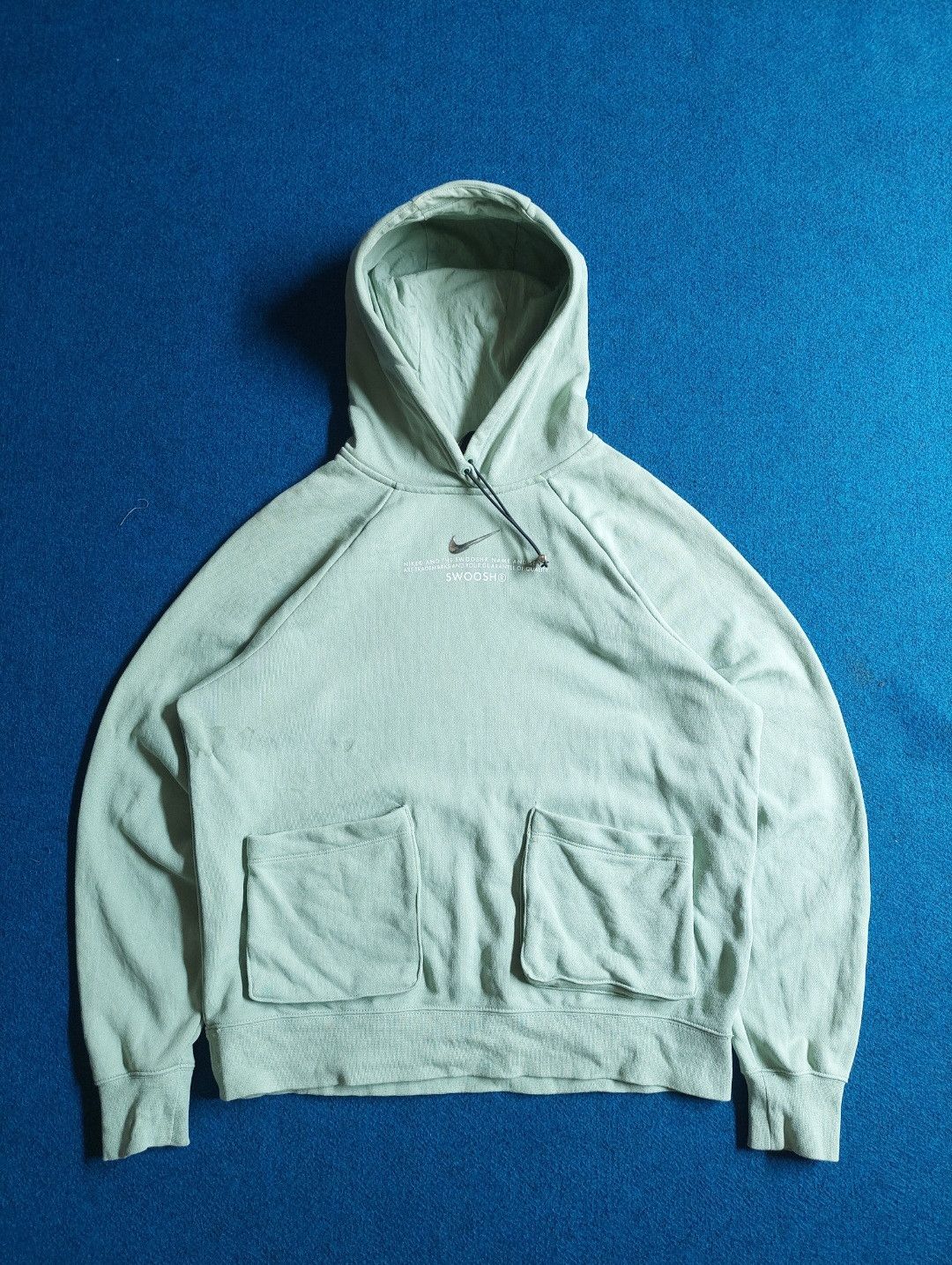 Nike × Vintage Hoodie Nike center swoosh french terry Size L / US 10 / IT 46 - 1 Thumbnail