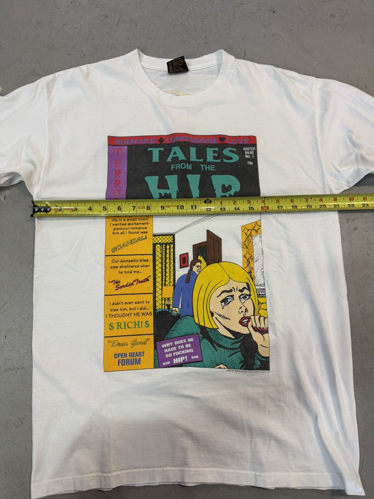 Vintage Vintage 90s The Tragically Hip “Tales Of The Hip” Band Tee Size US XL / EU 56 / 4 - 10 Thumbnail