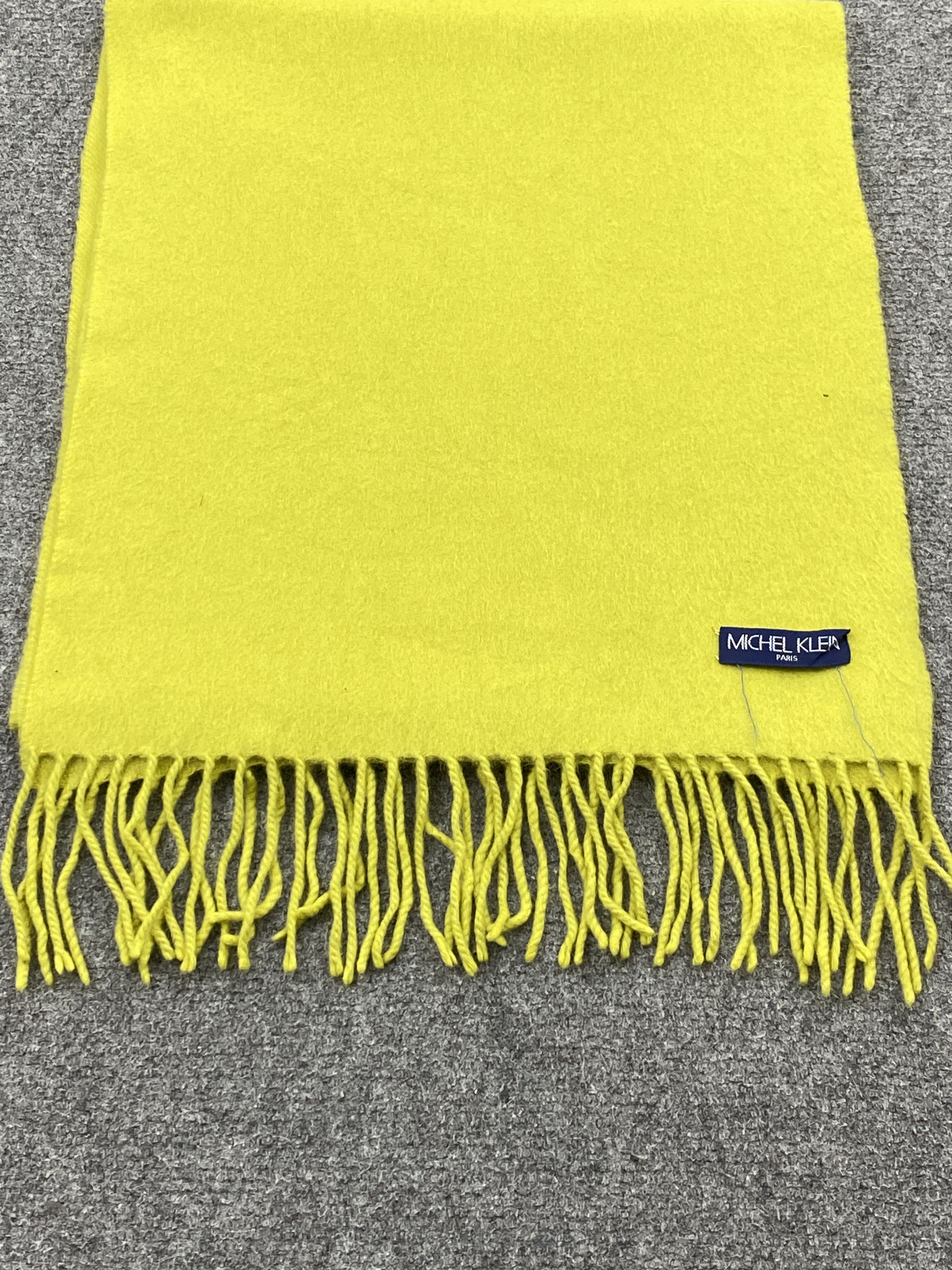 Michel Klein Michel Klein Paris Cashmere Scarf Muffler Neckwear - SC0013 Size ONE SIZE - 4 Thumbnail