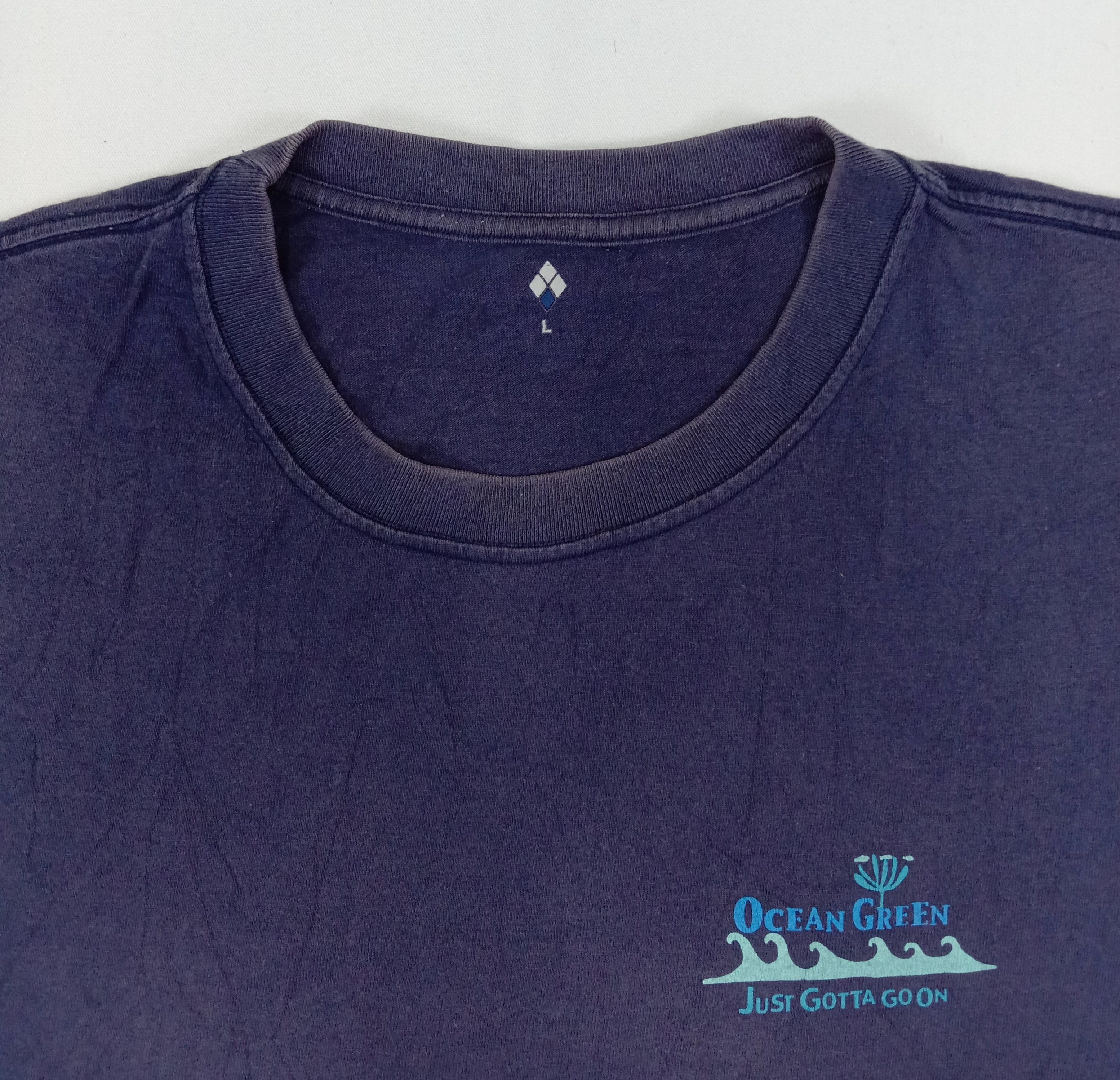 Montbell Vintage Montbell Ocean Green T Shirt Size US L / EU 52-54 / 3 - 4 Thumbnail
