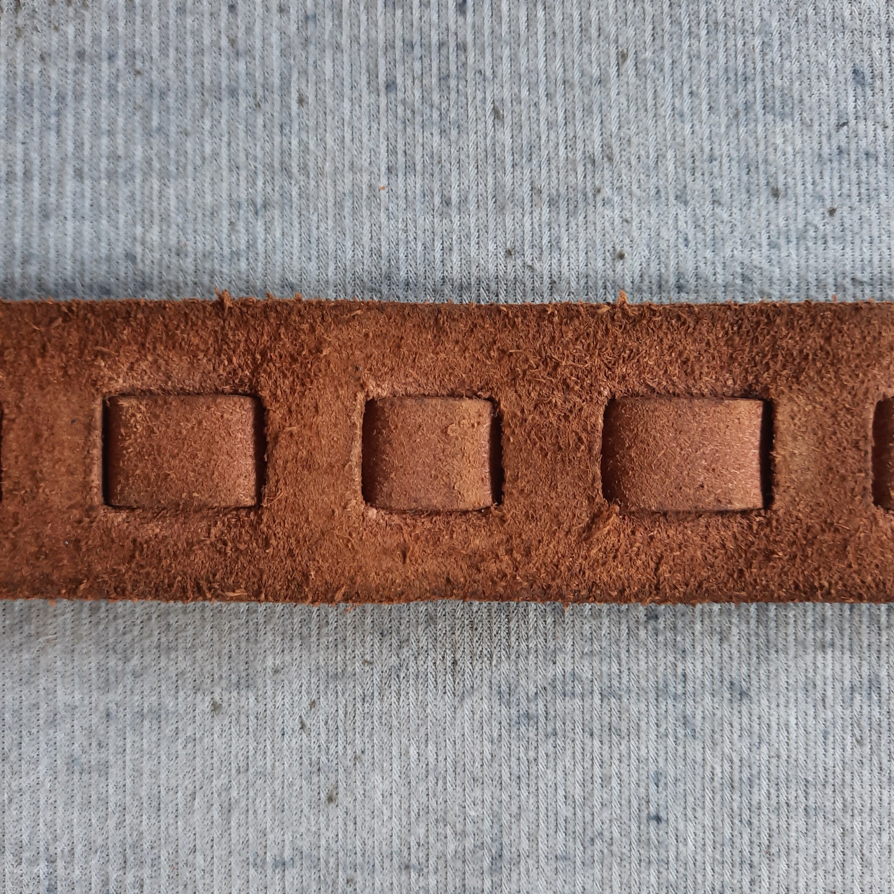 PPFM 🪨 Vintage garrison emboss ring navajo style leather belt Size ONE SIZE - 7 Thumbnail