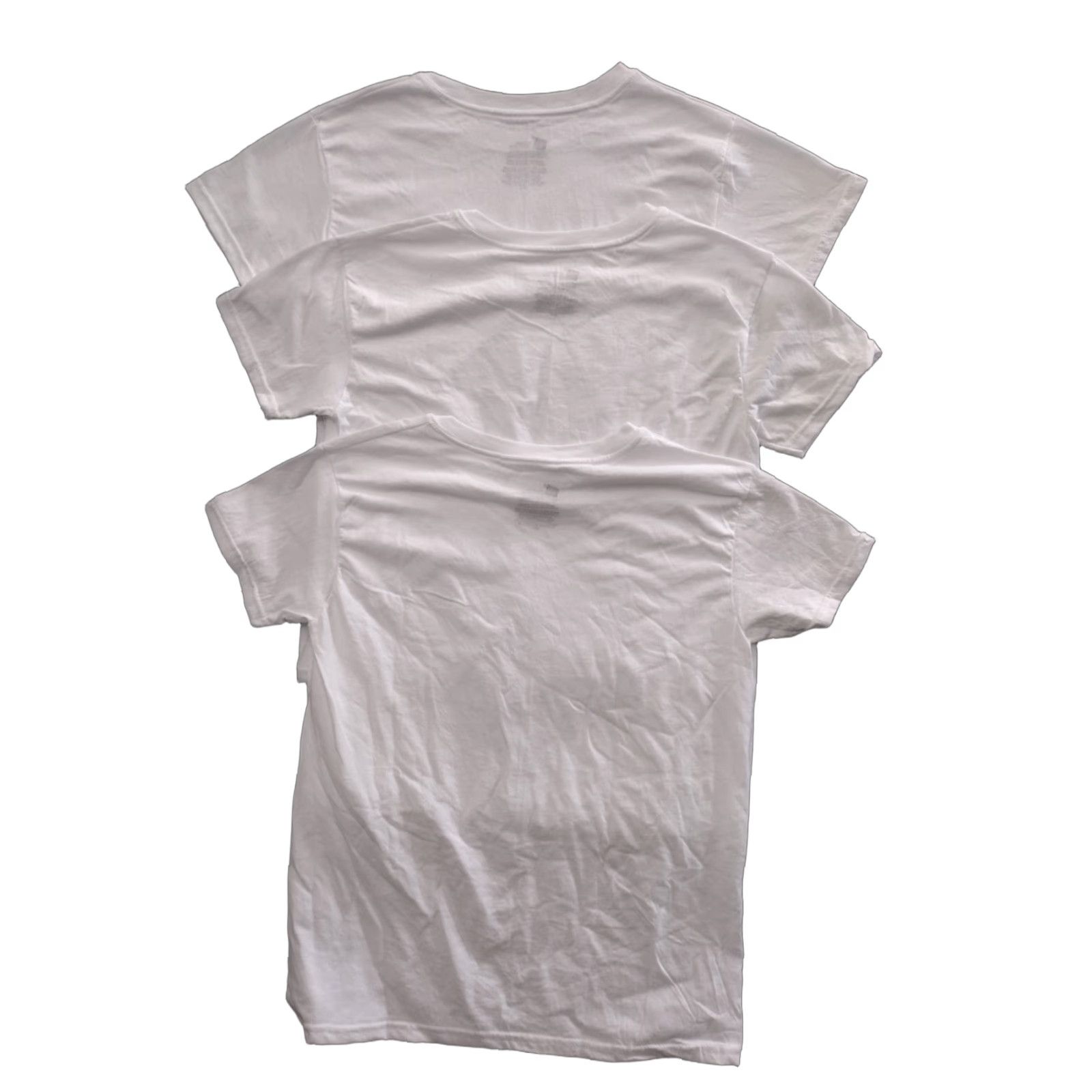 Hanes Hanes Unissex Cotton Blend Tee 3 Pack Shirt XL White Tee Adults XL Cotton T-Shirt Crew Neck Short Sleeve Regular Fit Unisex Colors: White Theme: Tee Size US XL / EU 56 / 4 - 1 Thumbnail