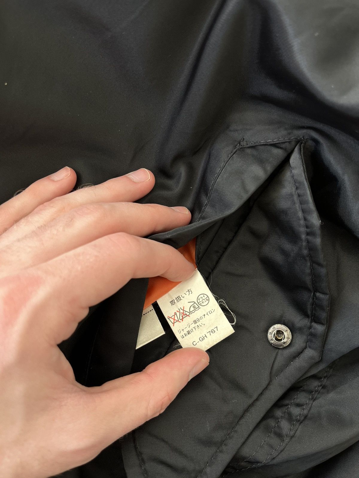Japanese Brand Vintage Japanese trashed black M1 flight bomber jacket Size US L / EU 52-54 / 3 - 9 Thumbnail
