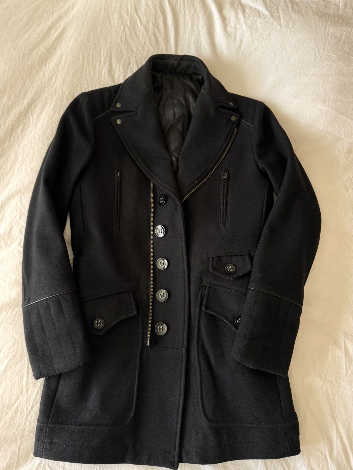 BILLTORNADE Black Wool & Cashmere Coat Size US S / EU 44-46 / 1 - 10 Thumbnail