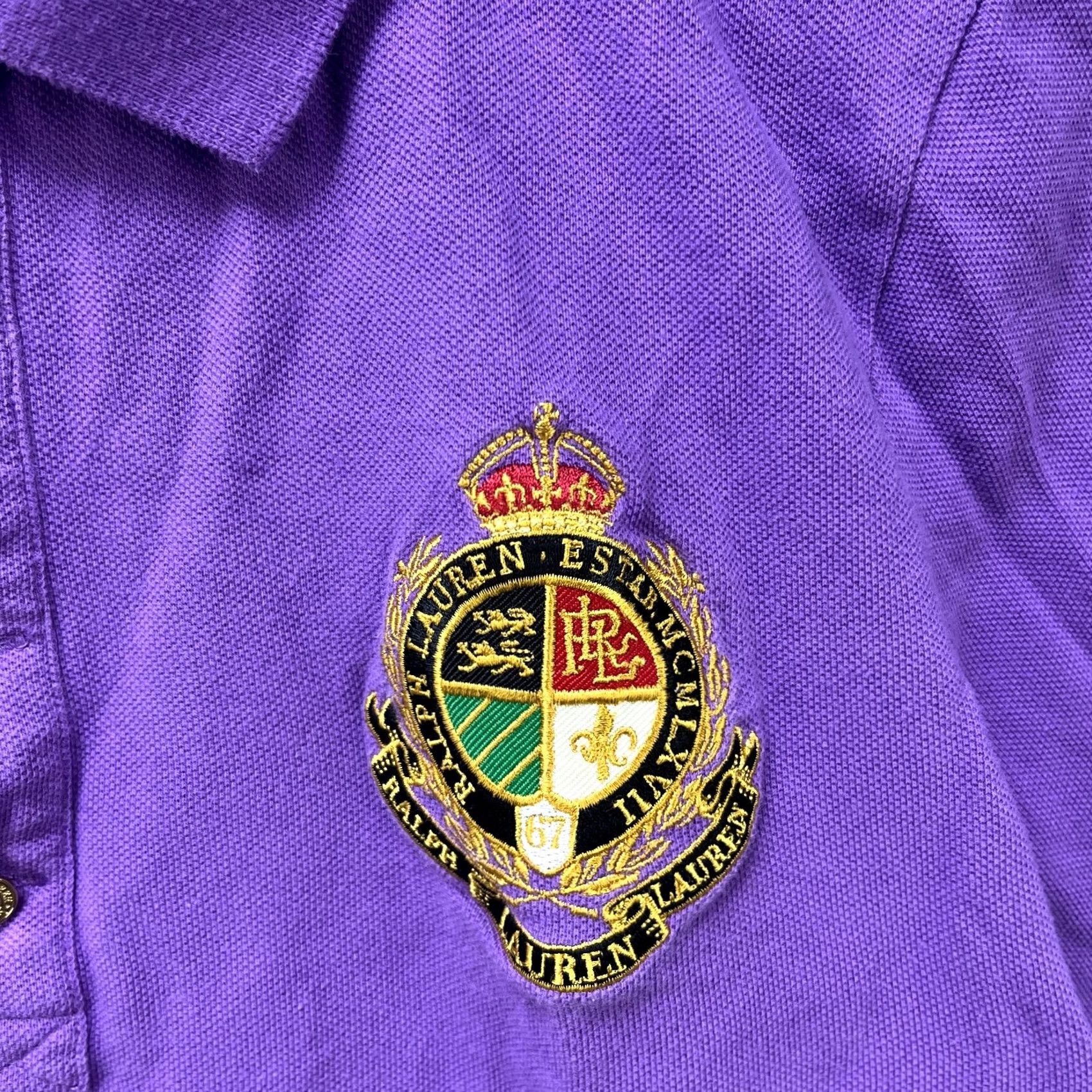 Ralph Lauren VINTAGE Lauren Ralph Lauren Crest Shirt Women L Polo Size L / US 10 / IT 46 - 4 Thumbnail