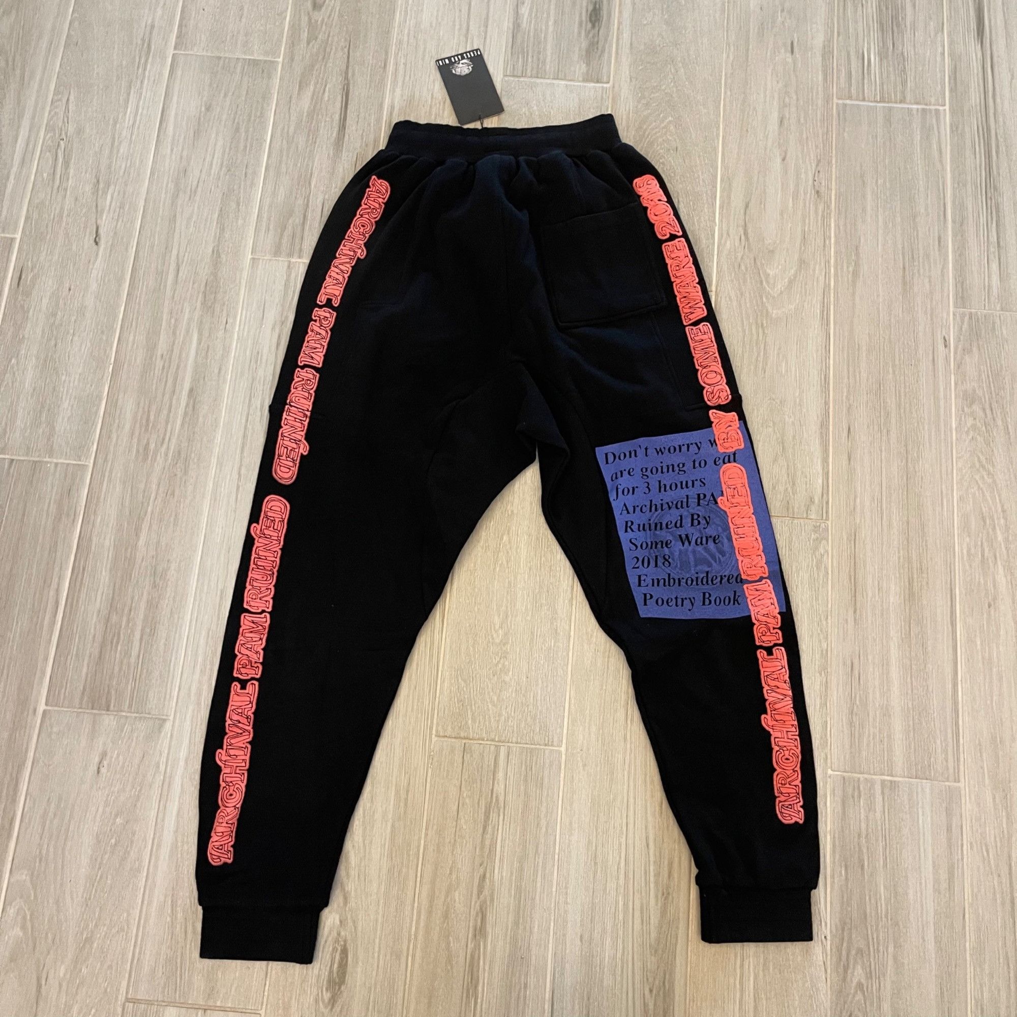 Perks And Mini NEW PERKS AND MINI x SOMEWARE ARCHIVAL RARE SWEATPANTS SZ L Size US 34 / EU 50 - 2 Thumbnail