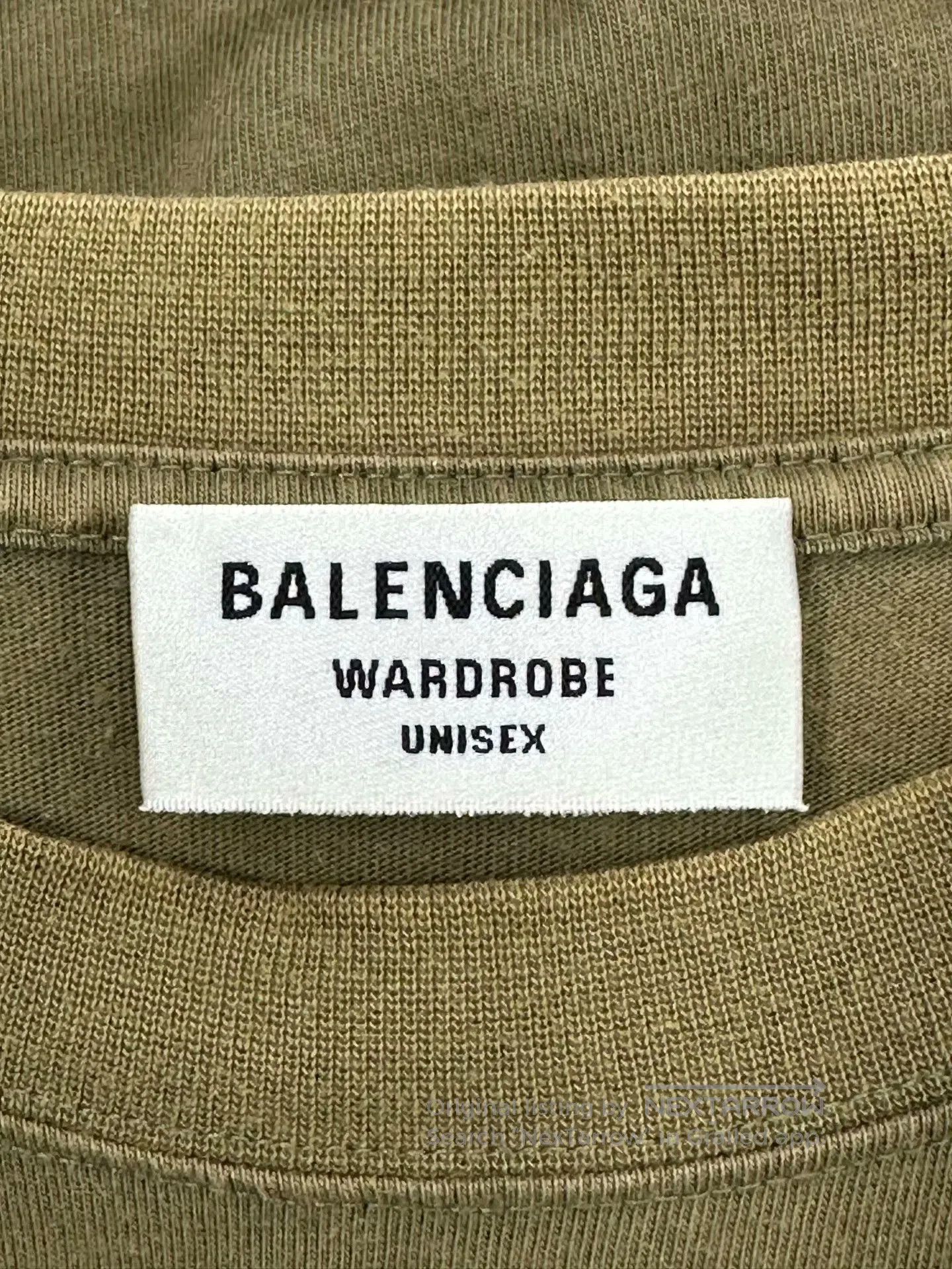 Balenciaga Balenciaga Olive Green Embroidered Logo Coke Short Sleeve| Size US M / EU 48-50 / 2 - 3 Thumbnail