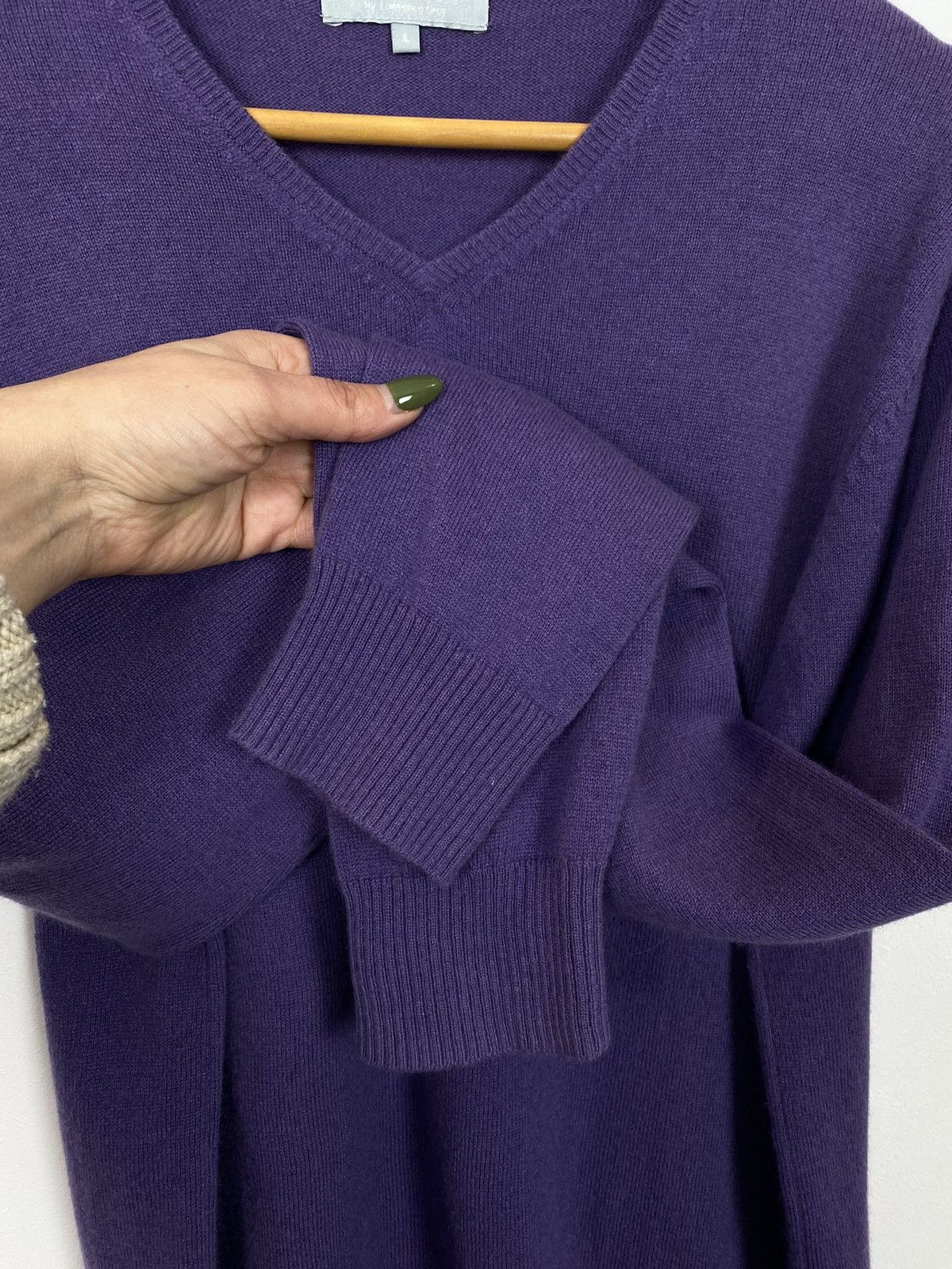 Marks & Spencer Cashmere By Lawrence Grey Mens Jumper Sweater 100% Cashmere Size US L / EU 52-54 / 3 - 6 Thumbnail